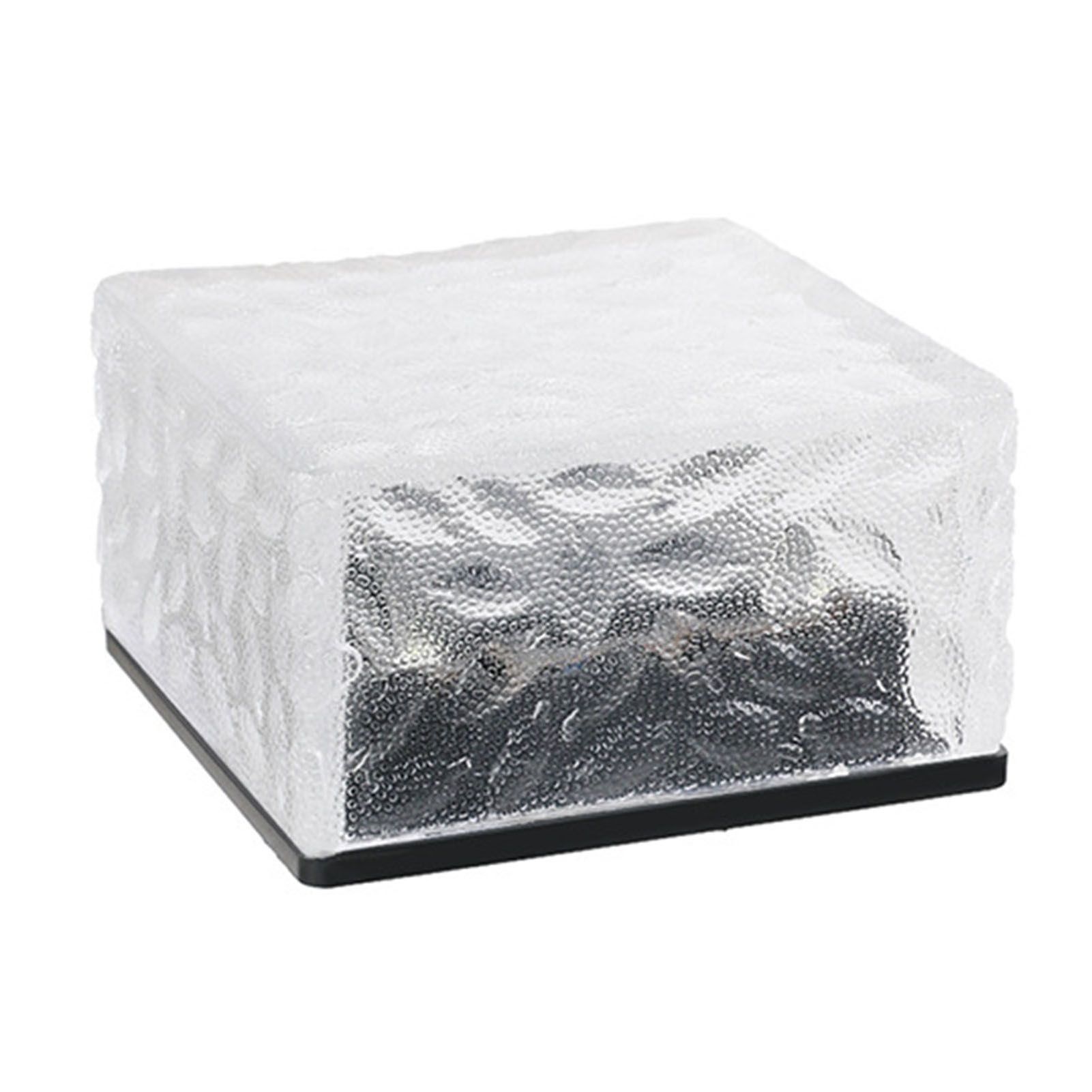 Solar Ground Light Ice Brick Shape Automatic Light Control Switch Waterproof view 3