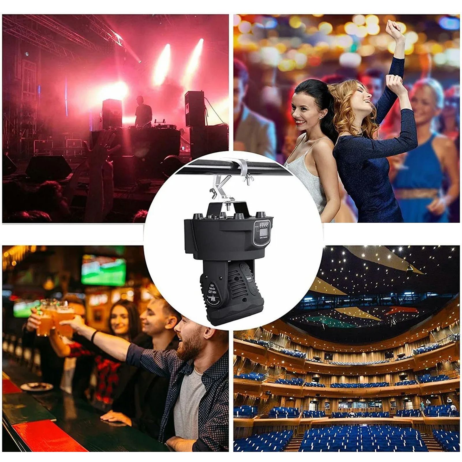 Stage Light Clamp Heavy Duty Prevent Slip Cast Aluminum Stage Lamp Hook Kit view 12