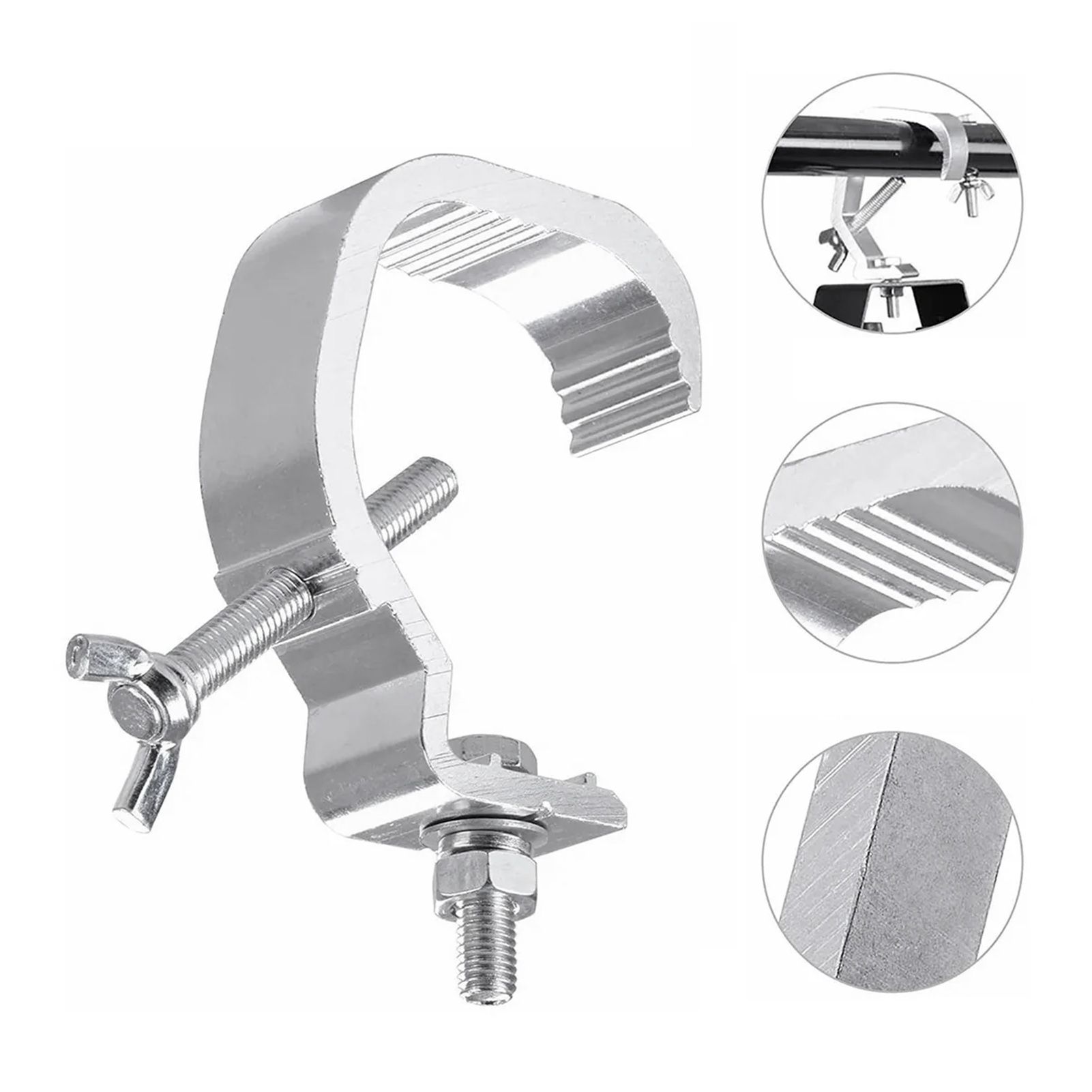 Stage Light Clamp Heavy Duty Prevent Slip Cast Aluminum Stage Lamp Hook Kit view 13