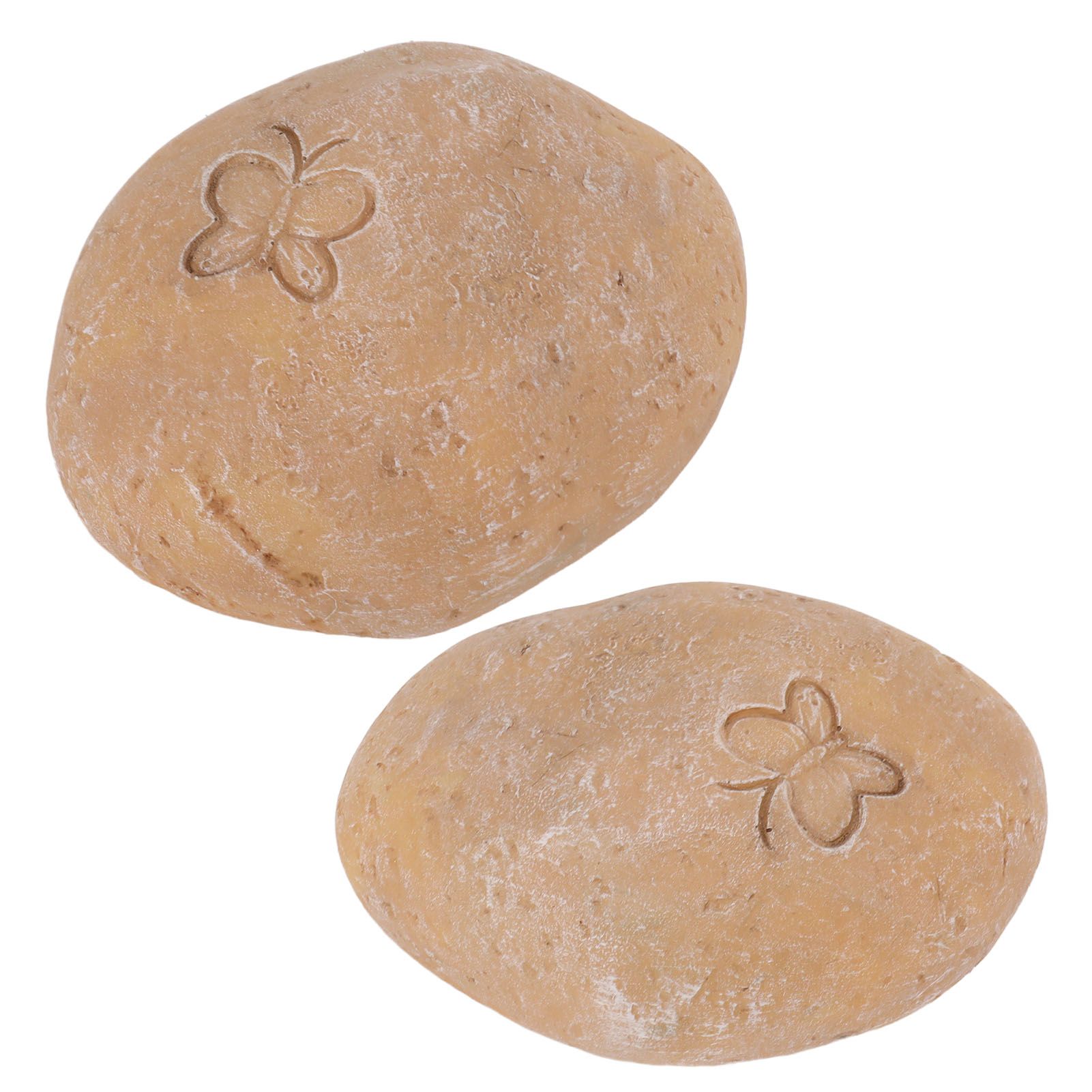 Pet Memorial Garden Stone DIY Butterfly Print Pet Cat Dog Grave Marker Resin view 8