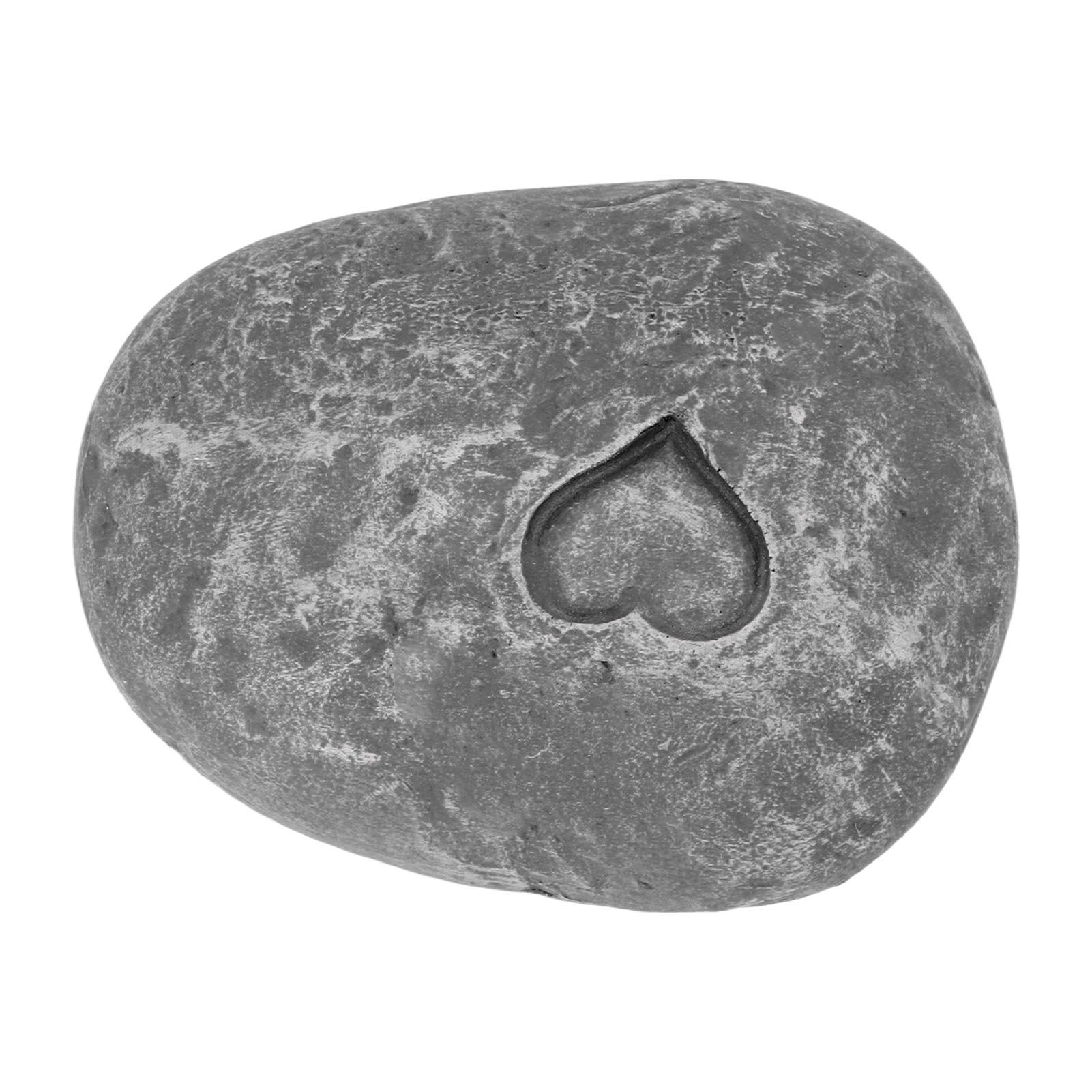 Pet Memorial Garden Stone DIY Lettering Simulation Pebbles Pet Grave Marker view 3