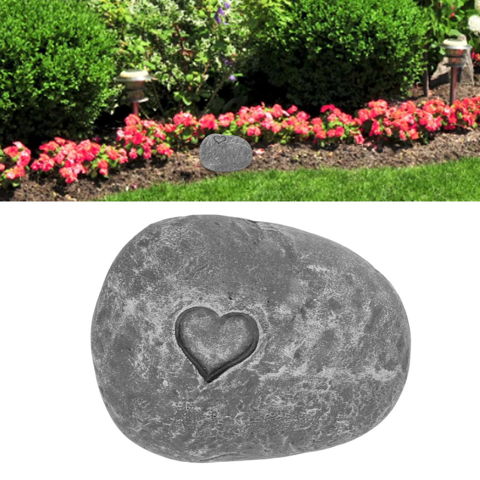 Pet Memorial Garden Stone DIY Lettering Simulation Pebbles Pet Grave Marker view 11