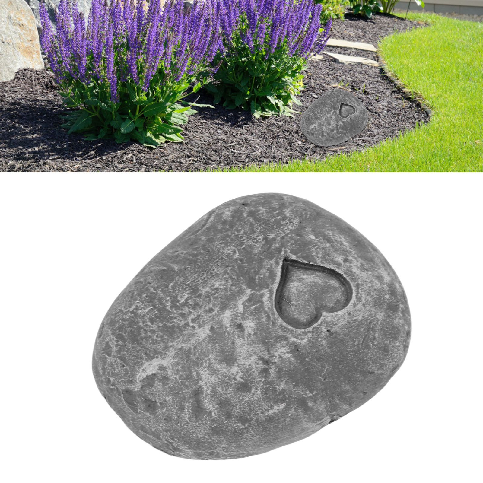 Pet Memorial Garden Stone DIY Lettering Simulation Pebbles Pet Grave Marker view 12