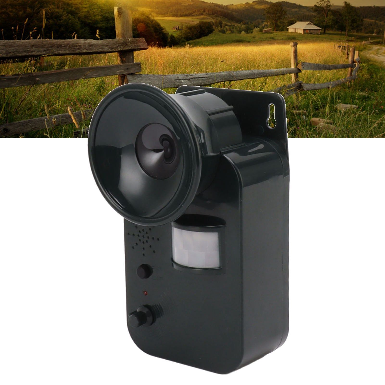 Ultrasonic Animal Repeller Solar Power Stray Cat Dog Humane Environment view 12