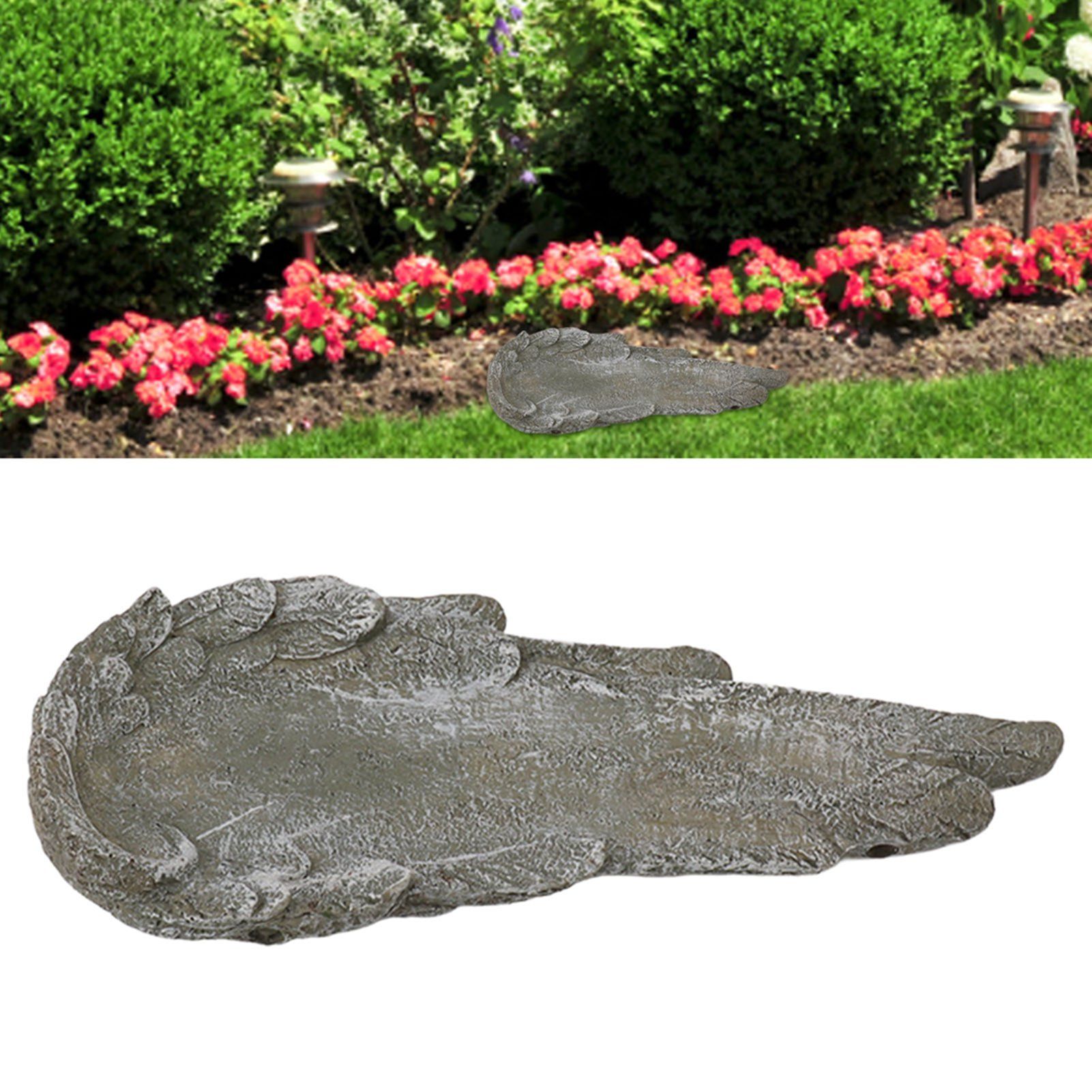 Angel Wings Pet Tombstone Waterproof Personalized DIY Pet Memorial Stone view 11