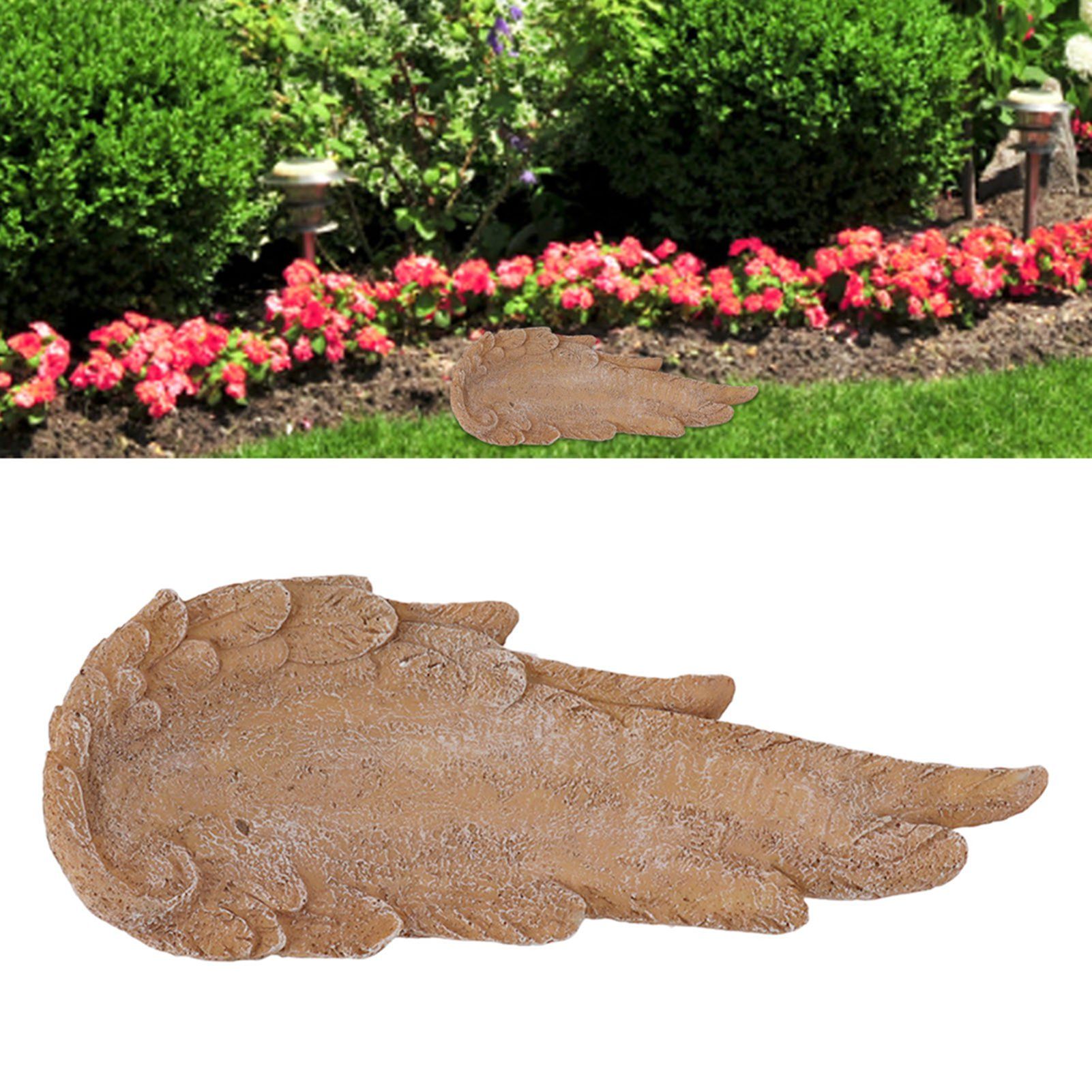 Angel Wings Pet Tombstone Waterproof Personalized DIY Pet Memorial Stone view 11