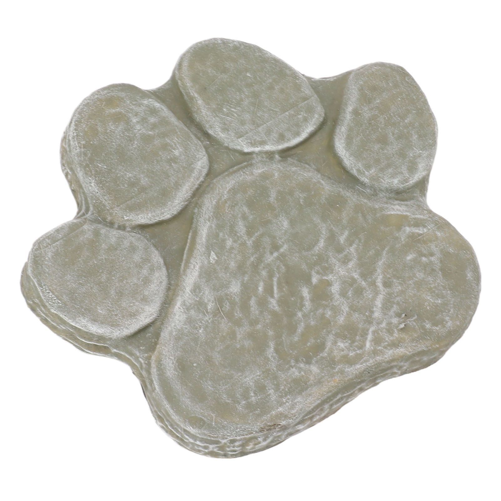 Dog Pawprint Memorial Stone DIY Lettering Dog Grave Marker Pet Monument for view 4