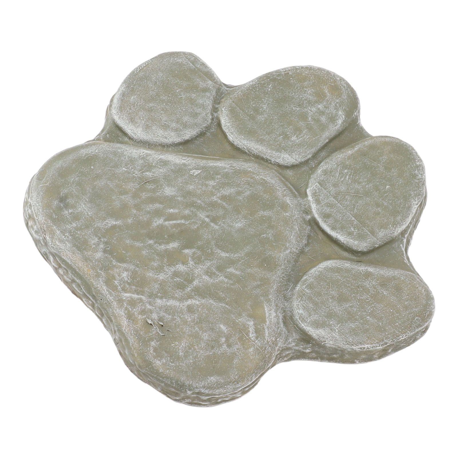 Dog Pawprint Memorial Stone DIY Lettering Dog Grave Marker Pet Monument for view 5