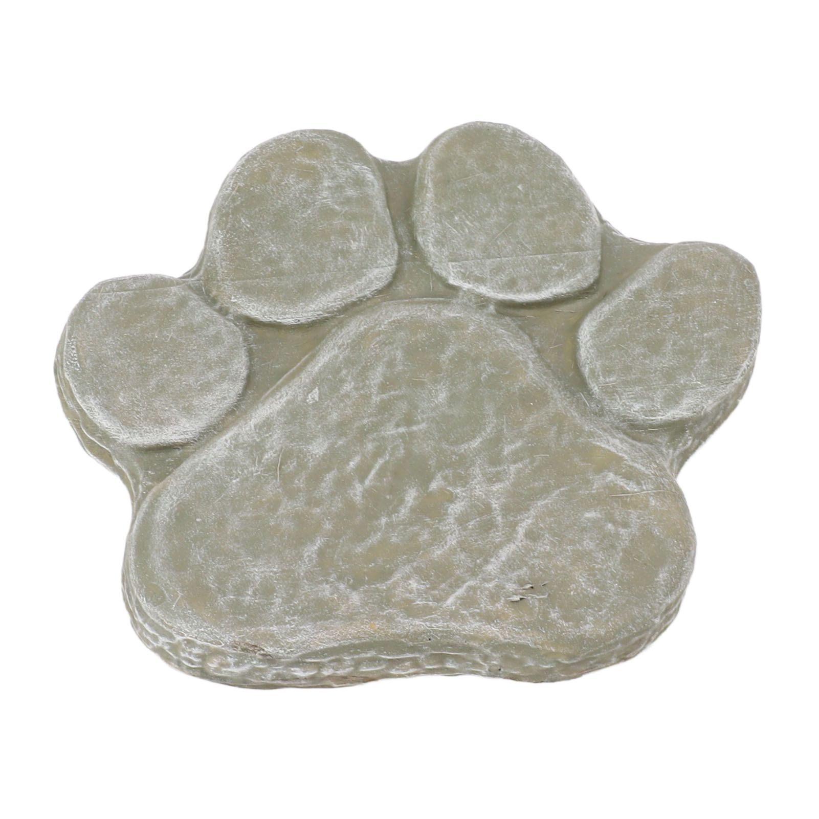 Dog Pawprint Memorial Stone DIY Lettering Dog Grave Marker Pet Monument for view 7