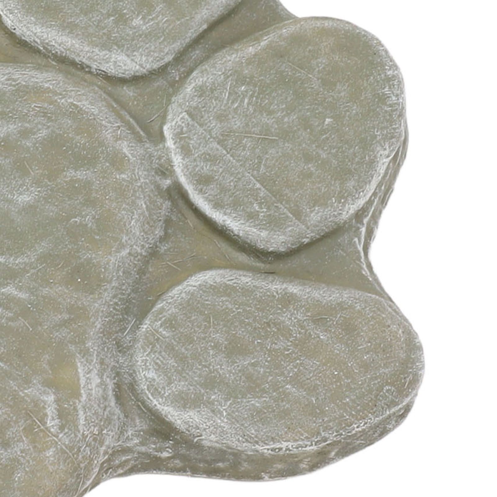 Dog Pawprint Memorial Stone DIY Lettering Dog Grave Marker Pet Monument for view 15