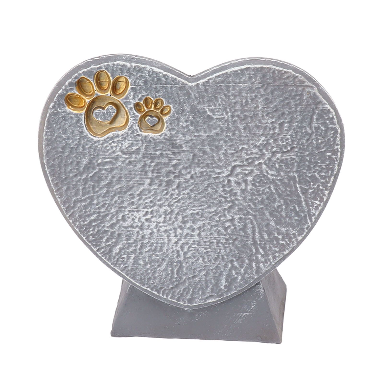 Heart Shaped Animal Tombstone DIY Resin Dog Pet Memorial Stone Outdoor view 5