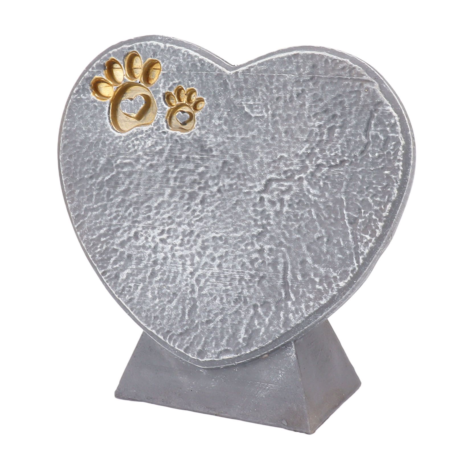 Heart Shaped Animal Tombstone DIY Resin Dog Pet Memorial Stone Outdoor view 6