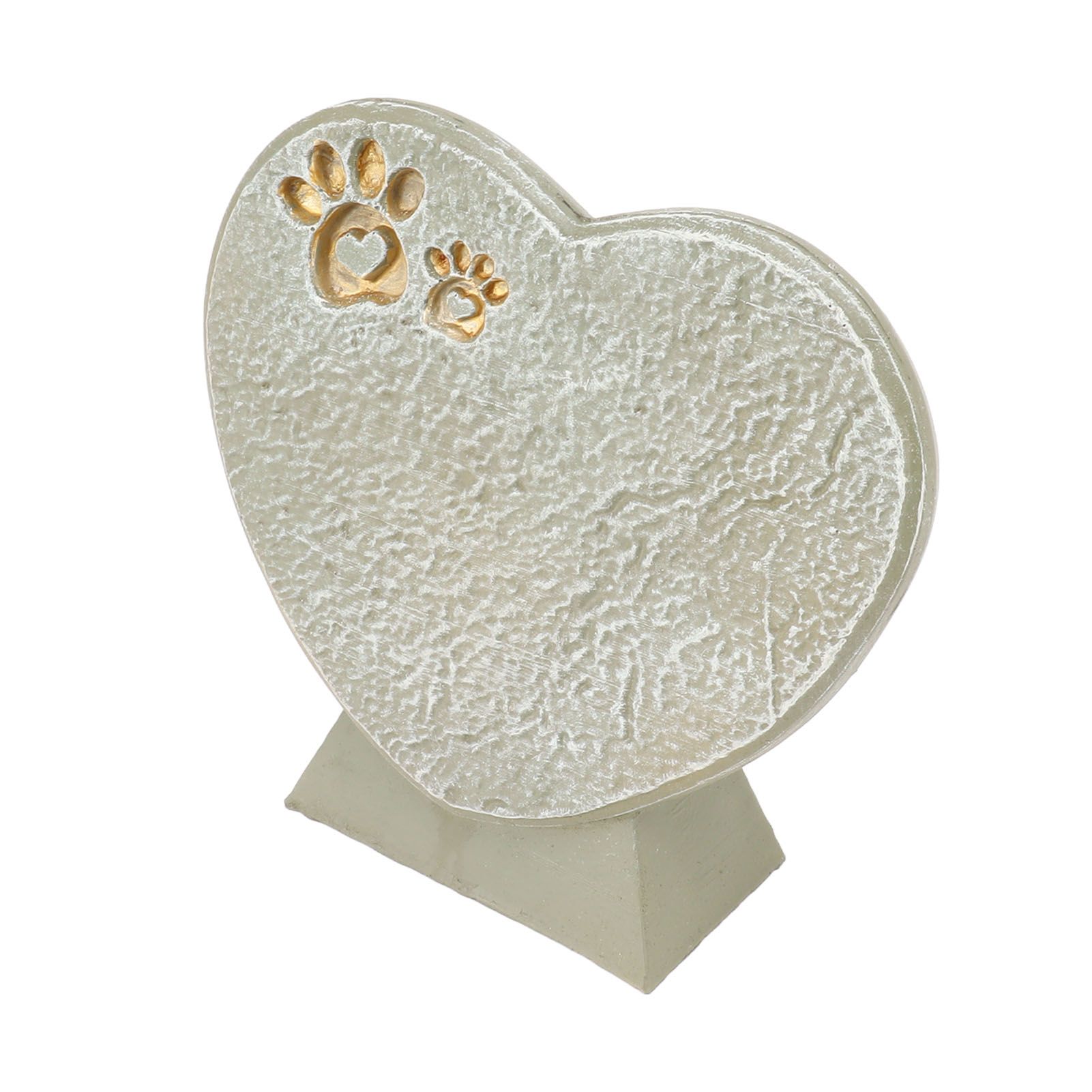 Heart Shaped Animal Tombstone DIY Resin Dog Pet Memorial Stone Outdoor view 3