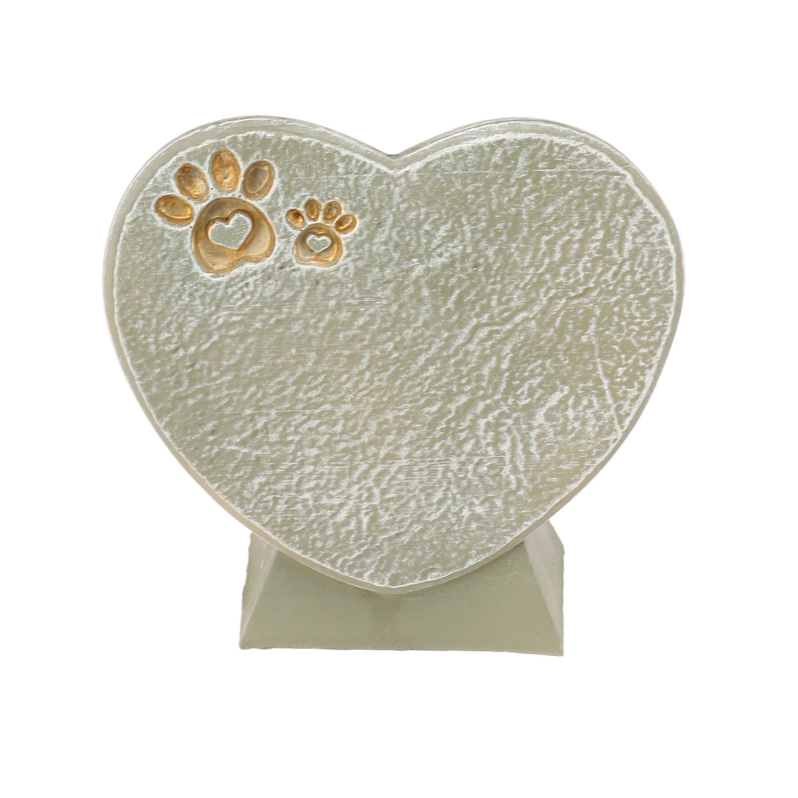 Heart Shaped Animal Tombstone DIY Resin Dog Pet Memorial Stone Outdoor view 5