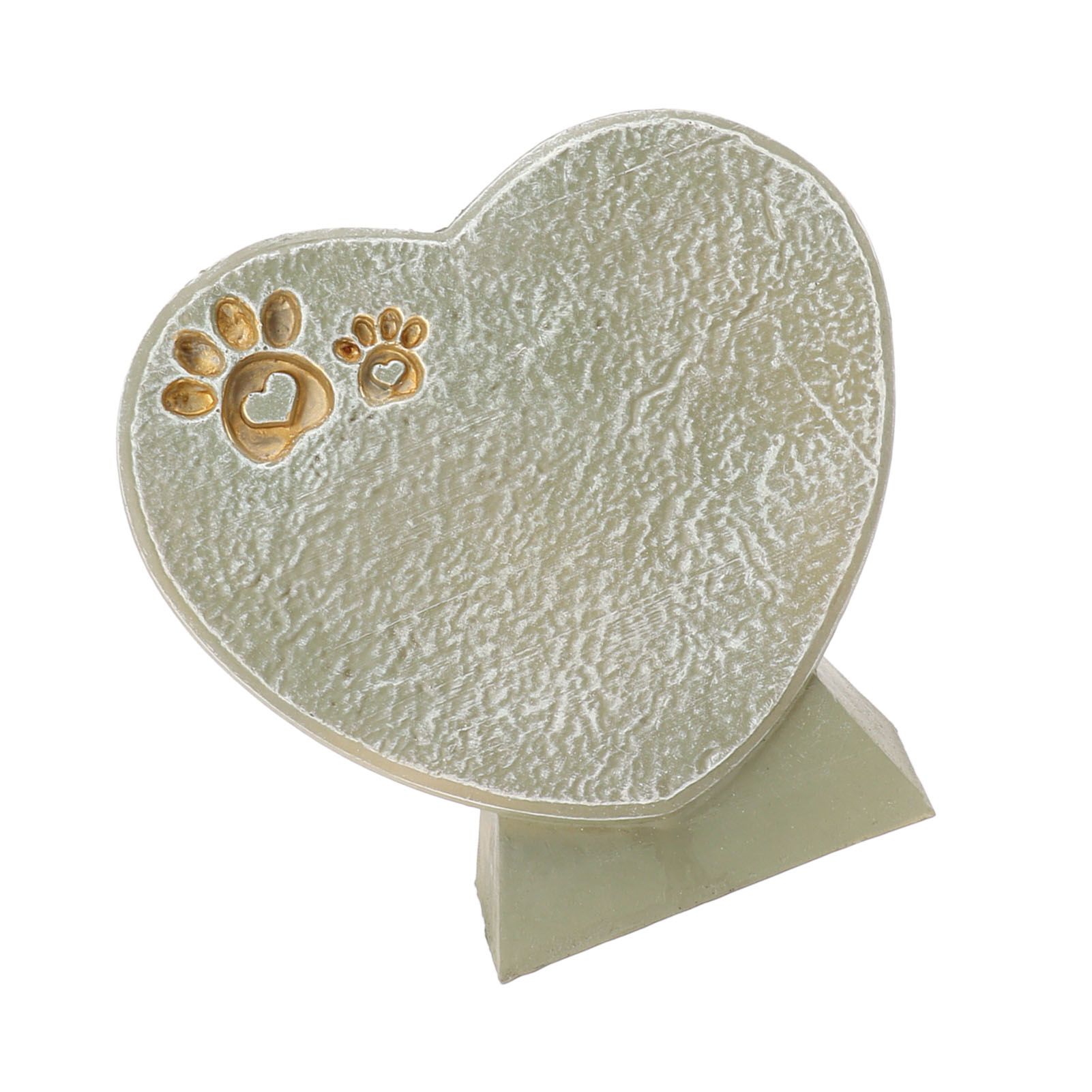 Heart Shaped Animal Tombstone DIY Resin Dog Pet Memorial Stone Outdoor view 8