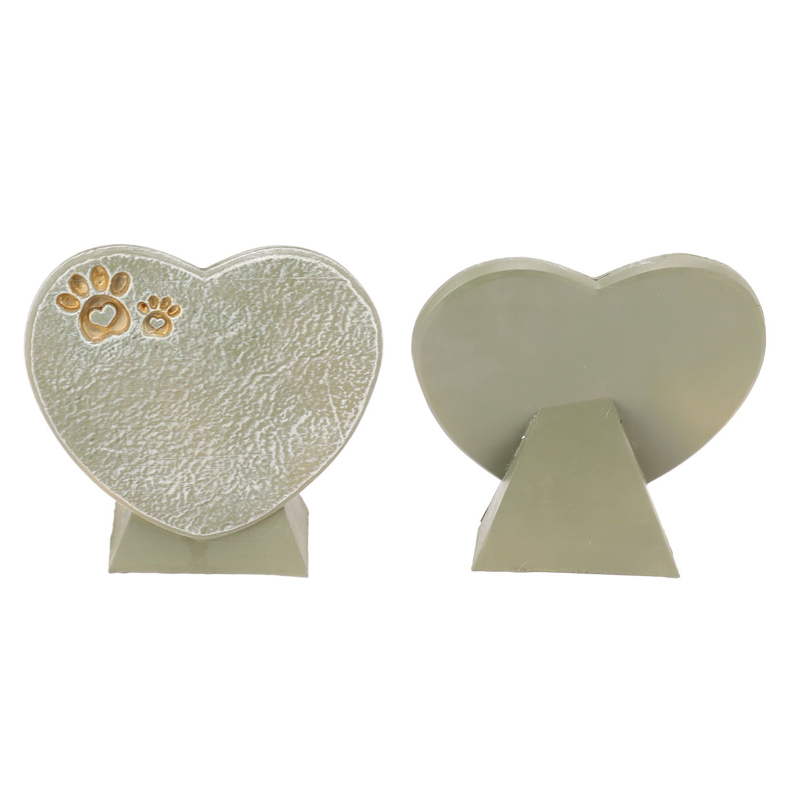 Heart Shaped Animal Tombstone DIY Resin Dog Pet Memorial Stone Outdoor view 10