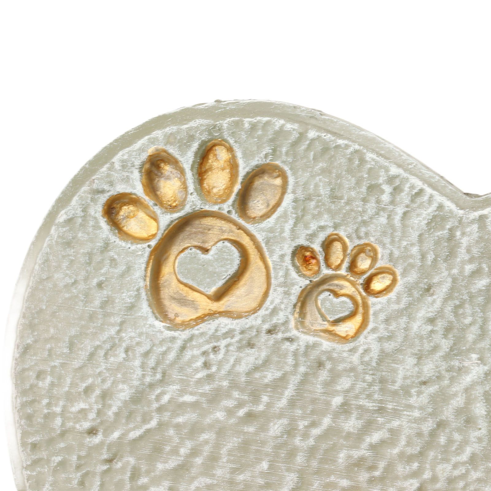 Heart Shaped Animal Tombstone DIY Resin Dog Pet Memorial Stone Outdoor view 13