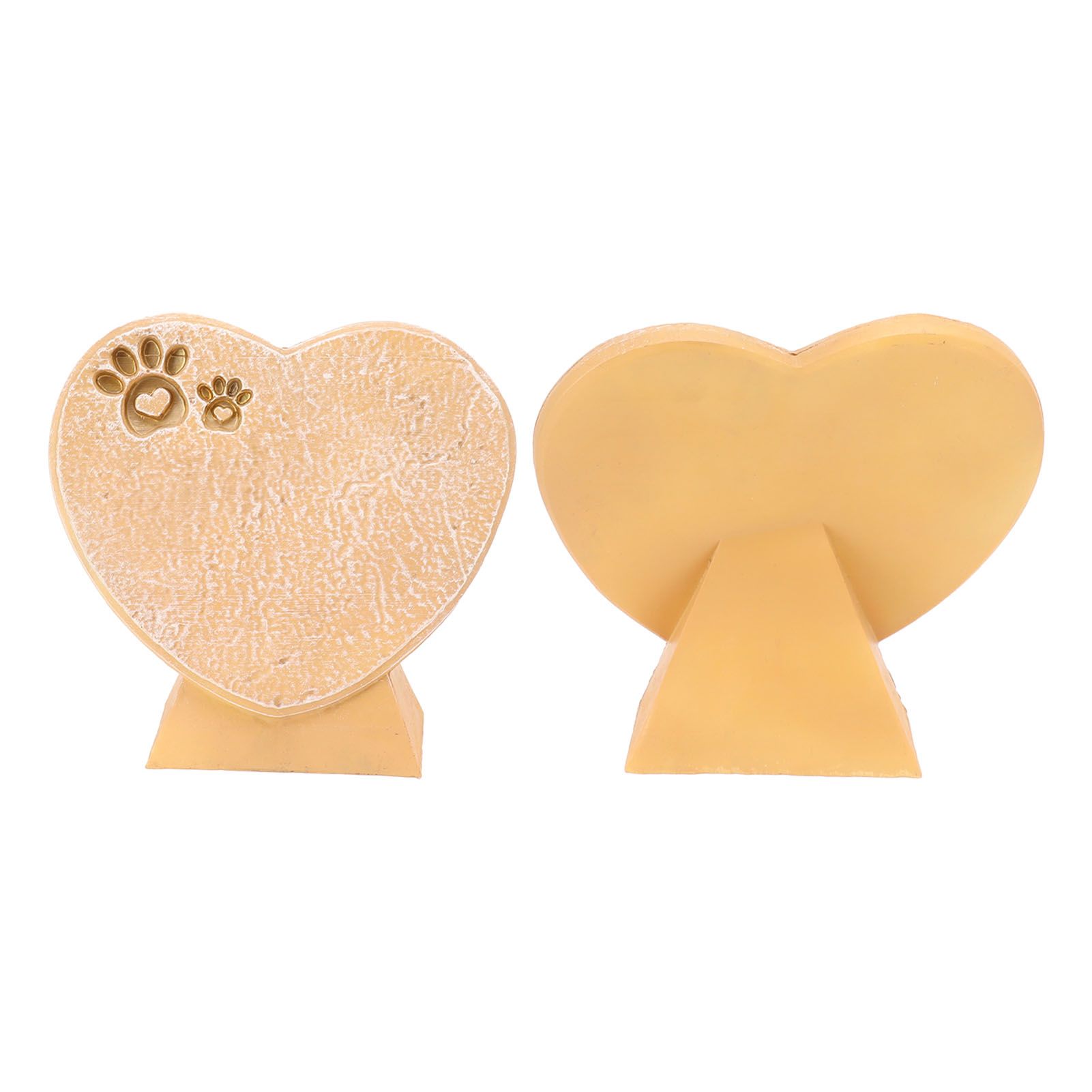 Heart Shaped Animal Tombstone DIY Resin Dog Pet Memorial Stone Outdoor view 10