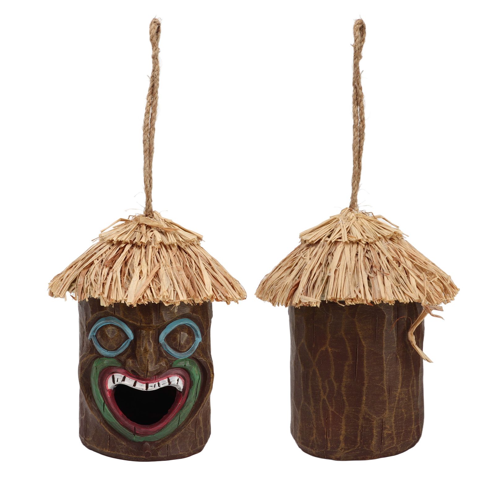 20x12cm Hanging Birdhouses Simulation Resin Garden Birdhouses Decor for view 9