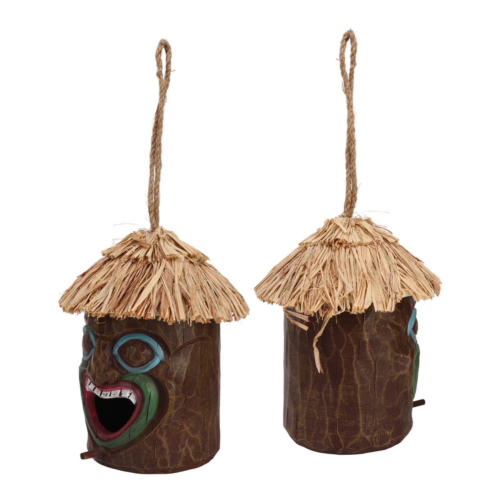 20x12cm Hanging Birdhouses Simulation Resin Garden Birdhouses Decor for view 10
