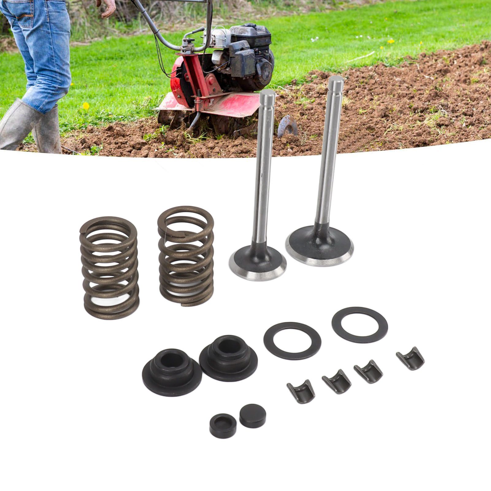 Microtiller Valve Parts Iron Wear Resistant Anti Corrosion Spring Washer view 12