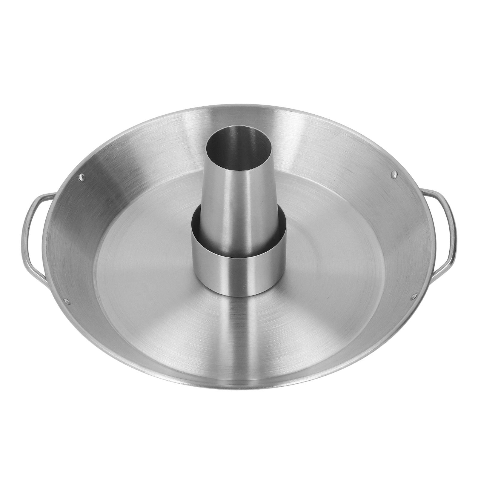 Beer Can Chicken Roaster Rack Reusable 430 Stainless Steel BBQ Roasting Pan view 2