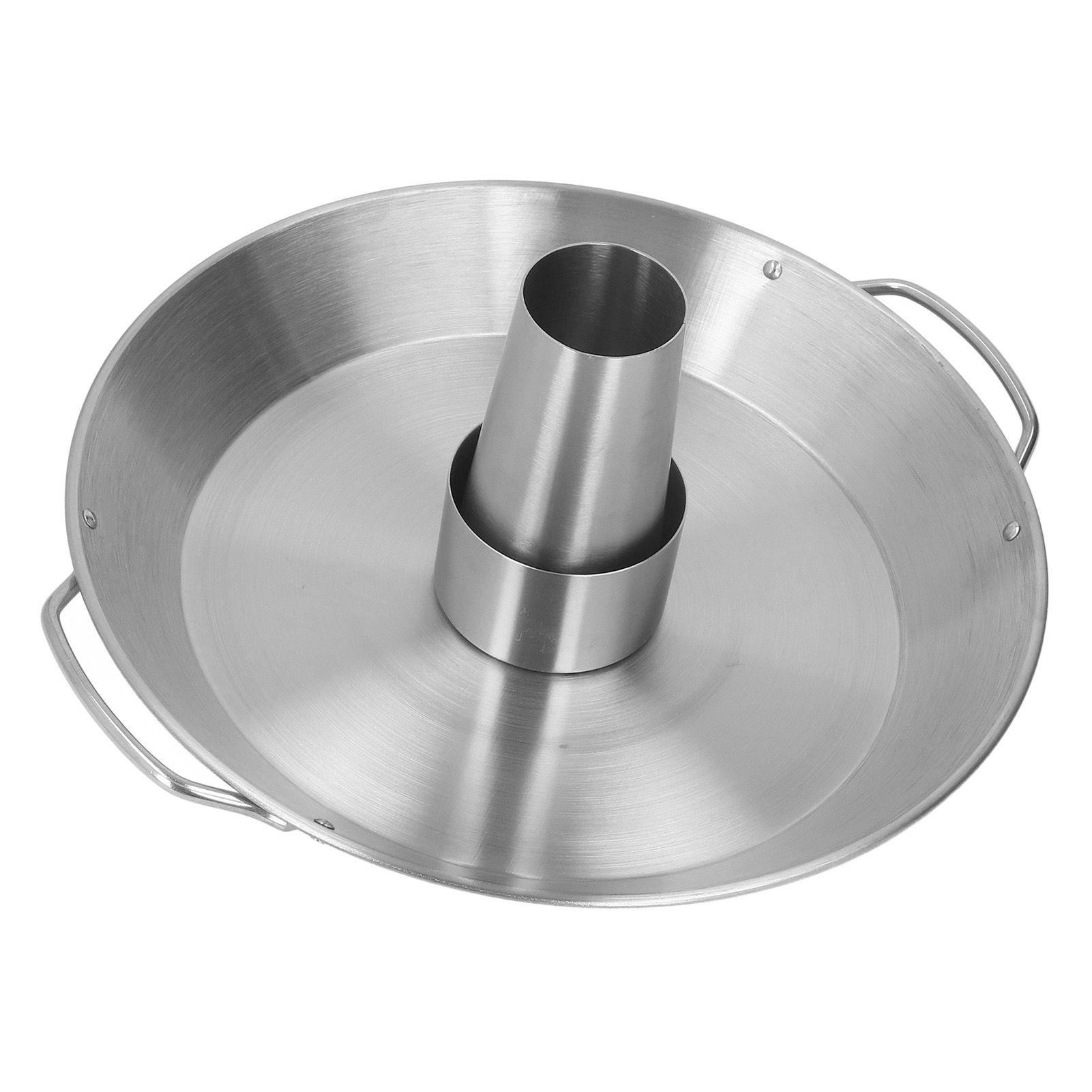 Beer Can Chicken Roaster Rack Reusable 430 Stainless Steel BBQ Roasting Pan view 10