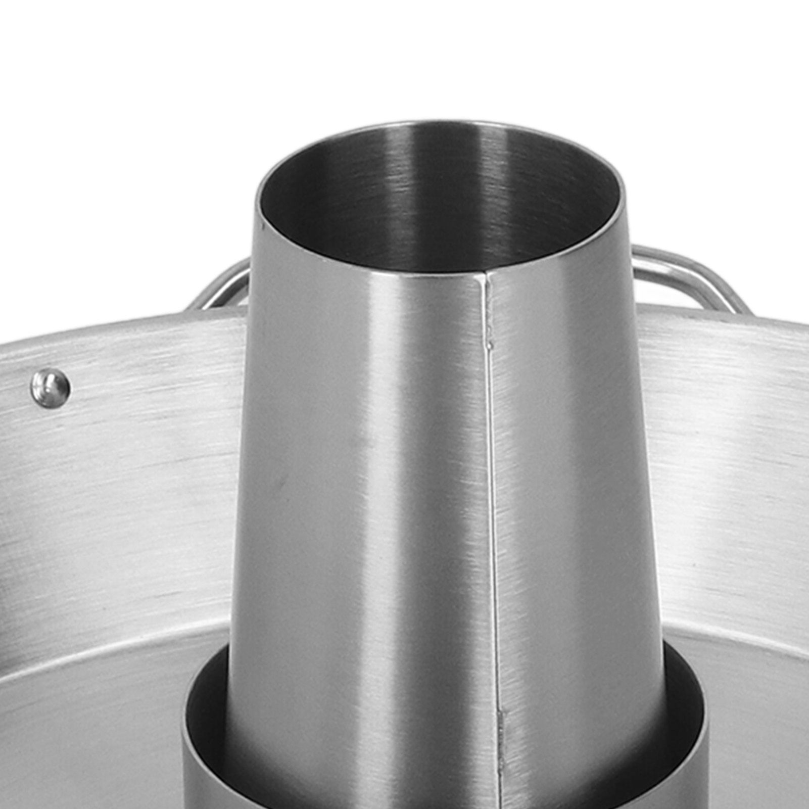 Beer Can Chicken Roaster Rack Reusable 430 Stainless Steel BBQ Roasting Pan view 14