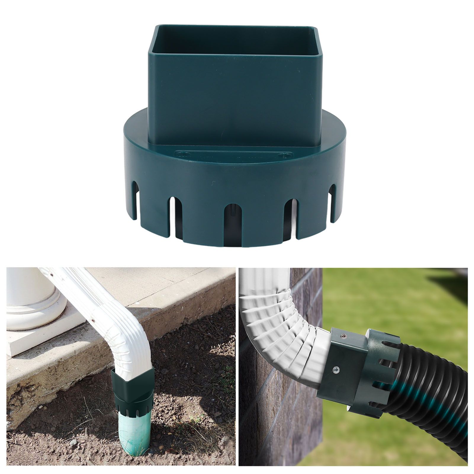 Downspout Adapter Plastic Drain Adapter Replacement Downpipe Converter view 11