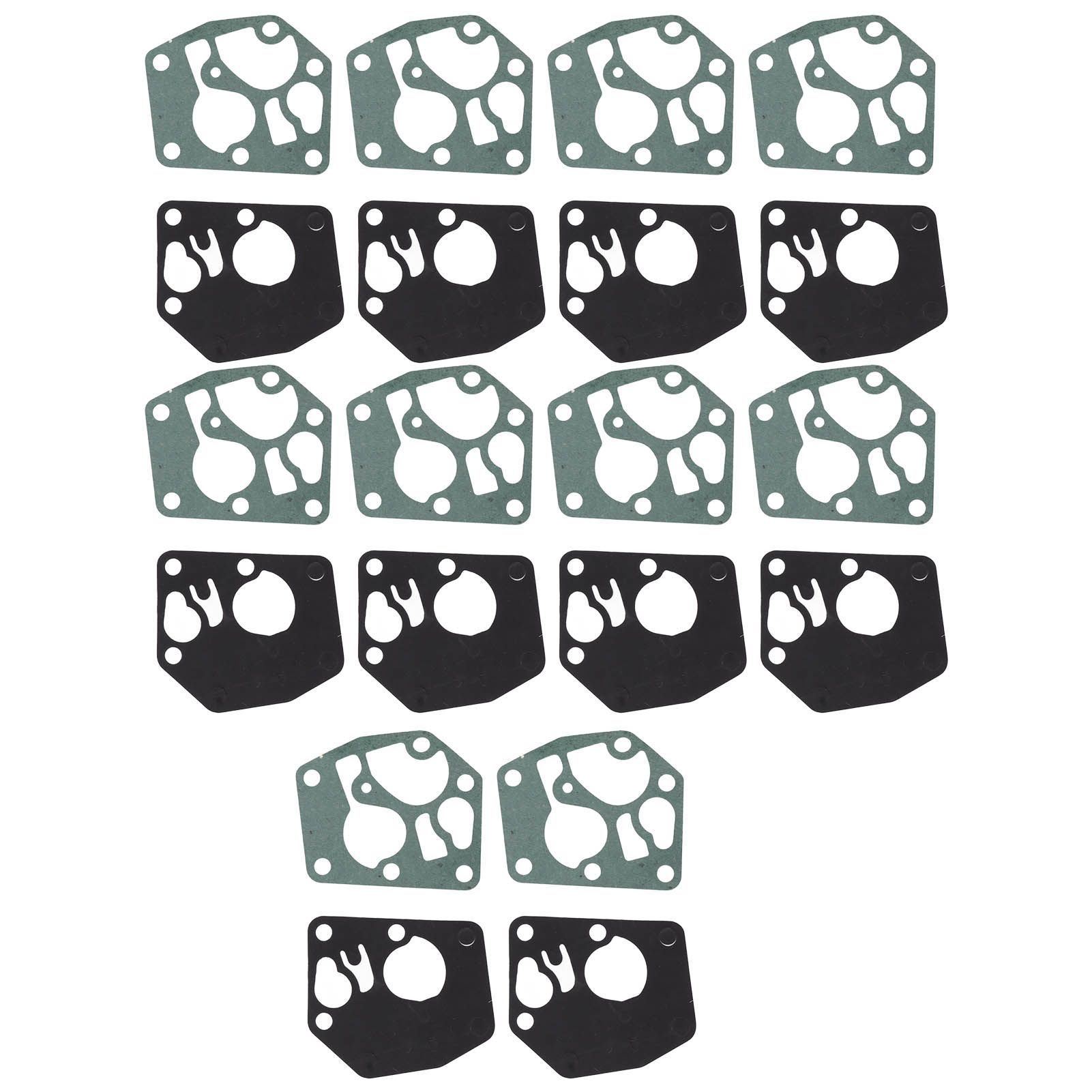 10 Set Carburetor Diaphragm Gasket Kit Carb Diaphragm Gasket Replacement for view 7