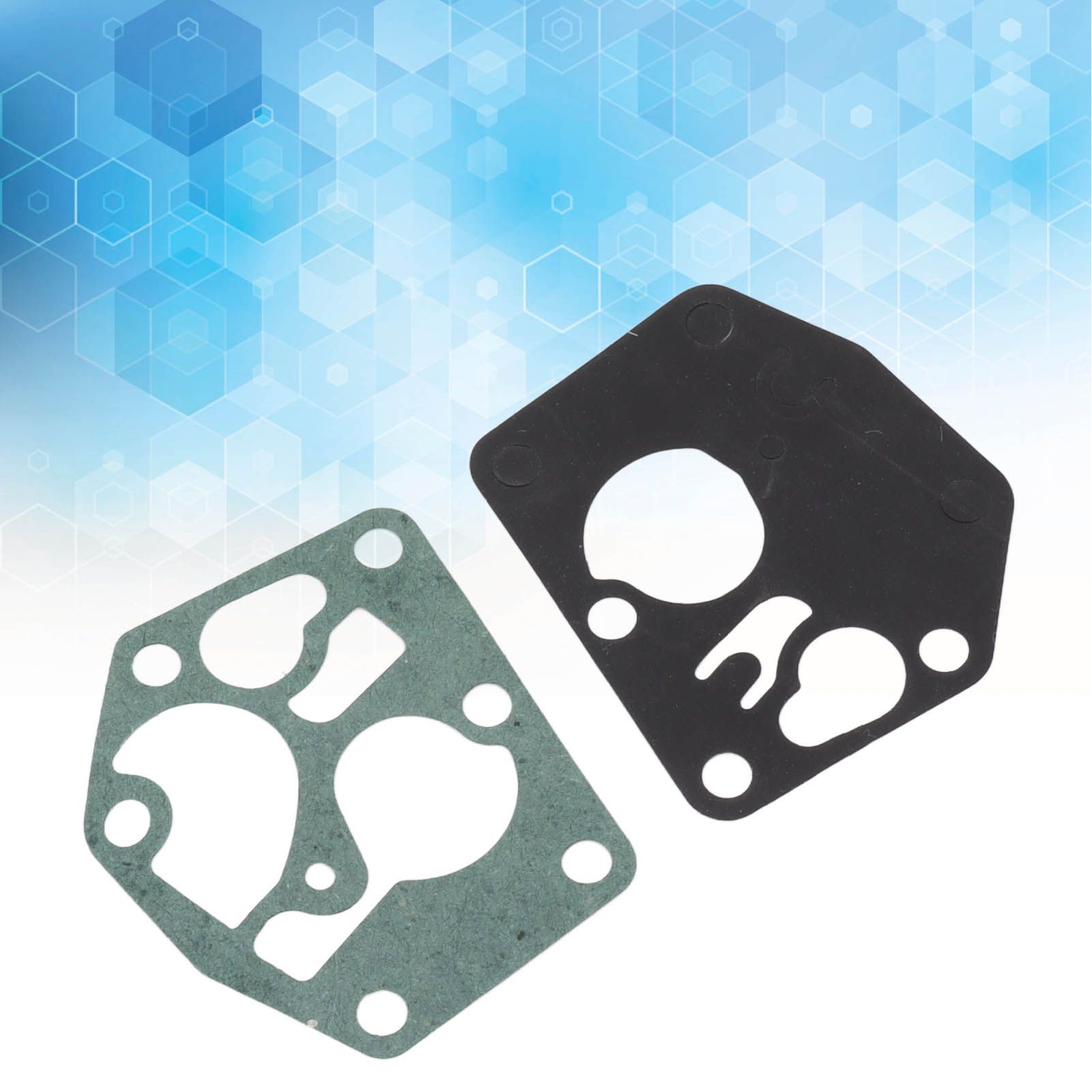 10 Set Carburetor Diaphragm Gasket Kit Carb Diaphragm Gasket Replacement for view 11