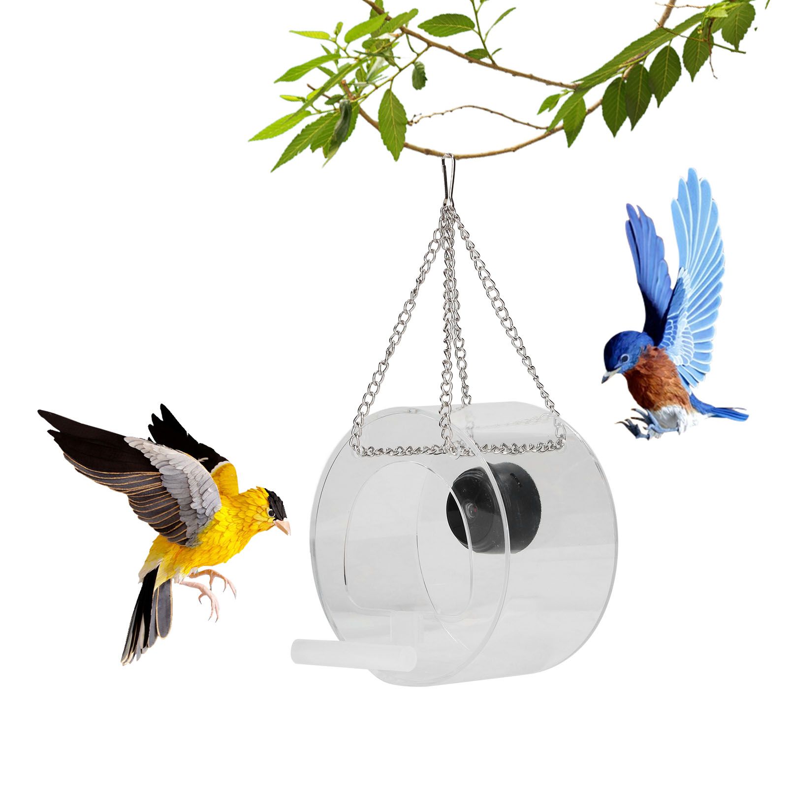 Smart Camera Bird Feeder Real Time Monitoring Hanging Bird Feeders for view 11