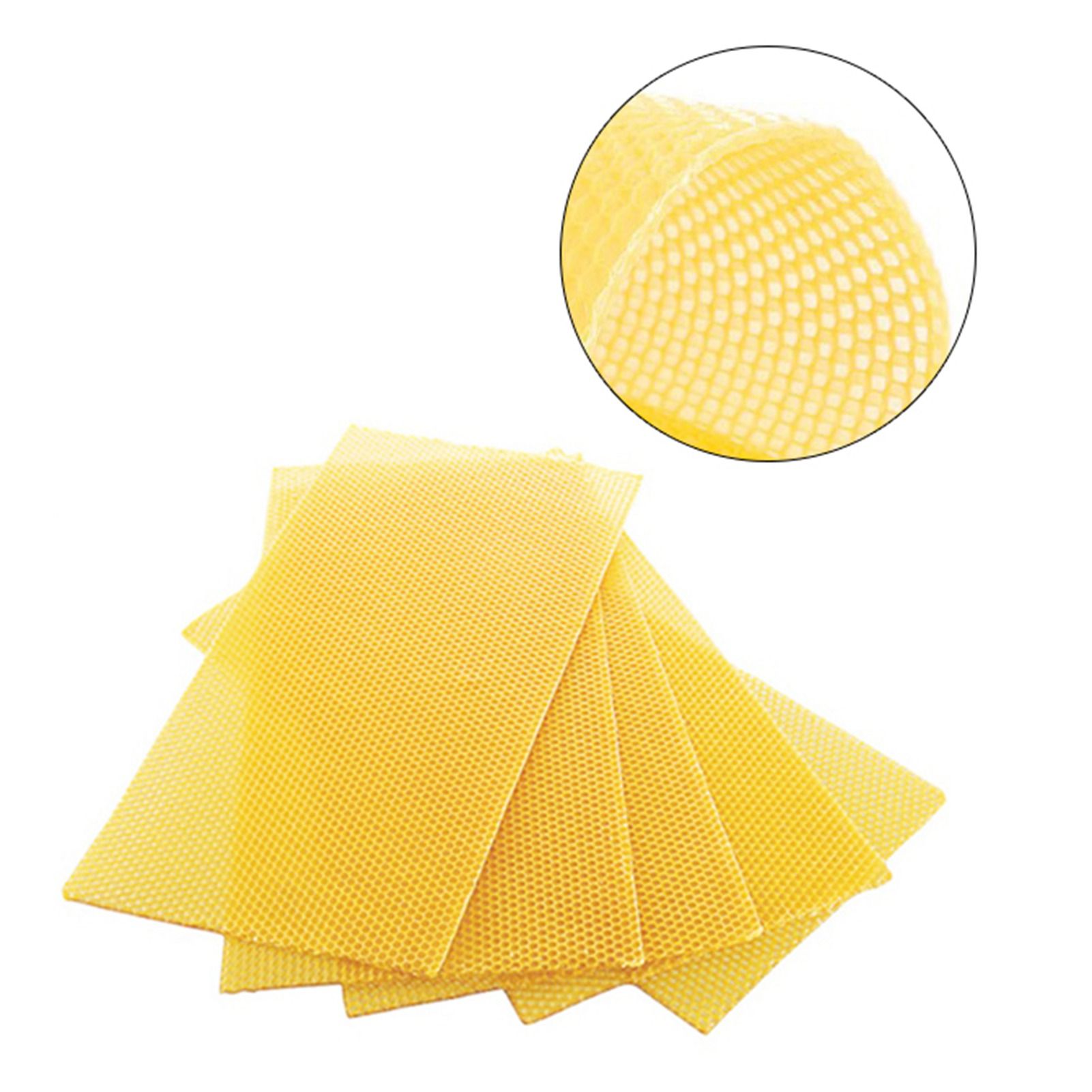 10Pcs Beeswax Sheets for Candle Making Natural Beeswax Honeycomb Foundation view 9