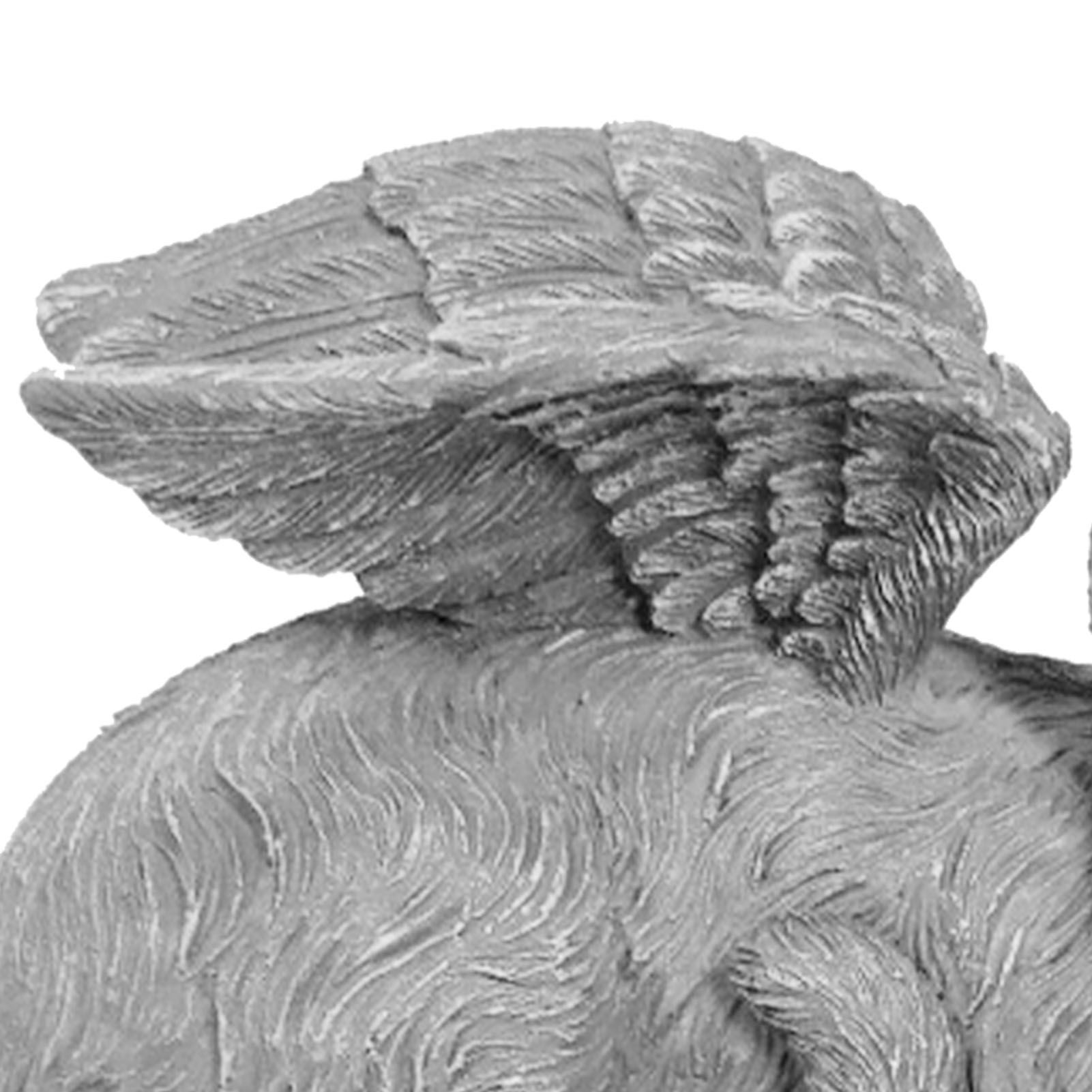 Pet Memorial Statue Resin Sleeping Pet Angel Garden Sculpture for Pet Memorial view 7