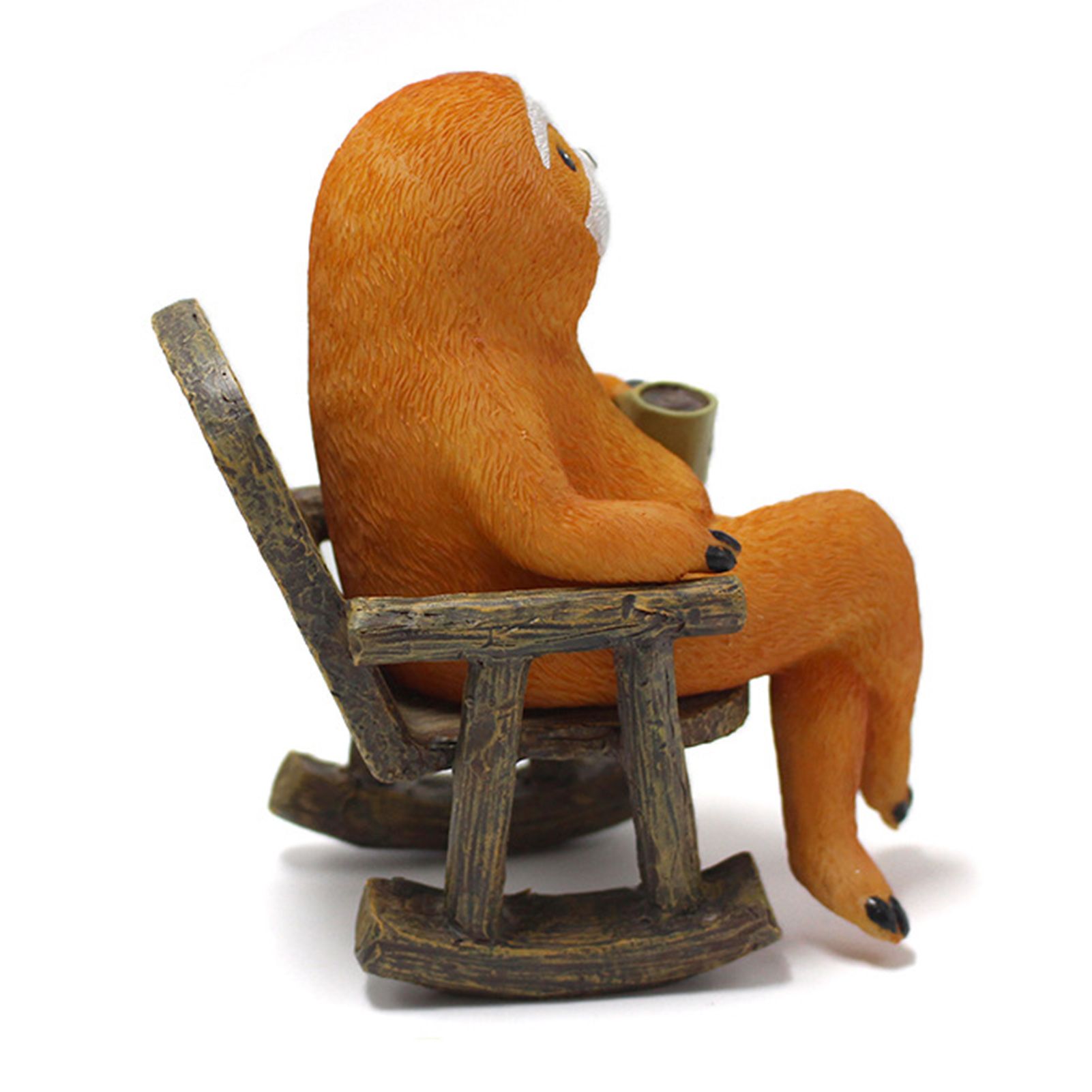 Sloth Statue Lifelike Vivid Exquisite Resin Sloth Figure Ornament Decoration view 7