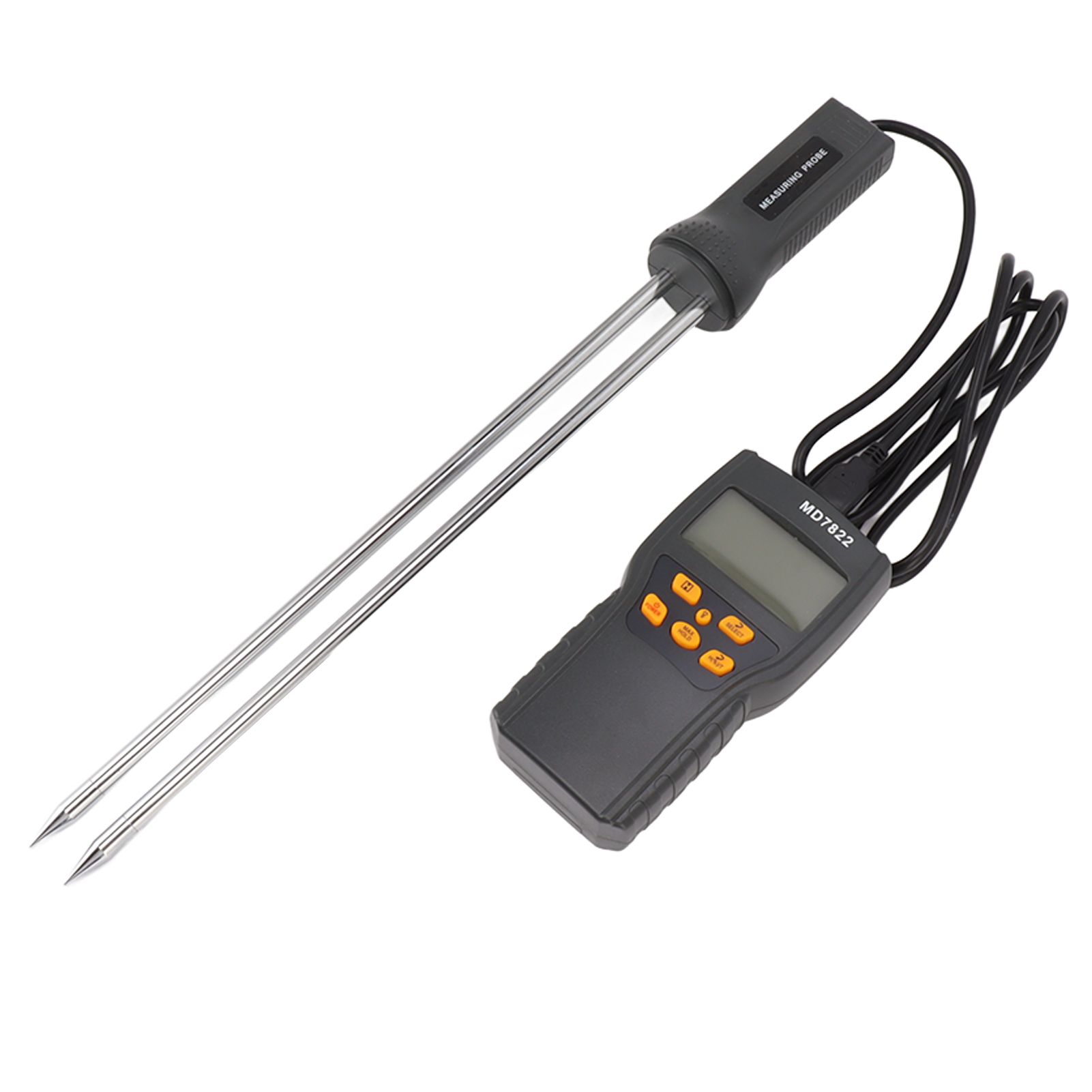 Grain Moisture Meter Tester LCD Display with Backlit Automatic Temperature view 7