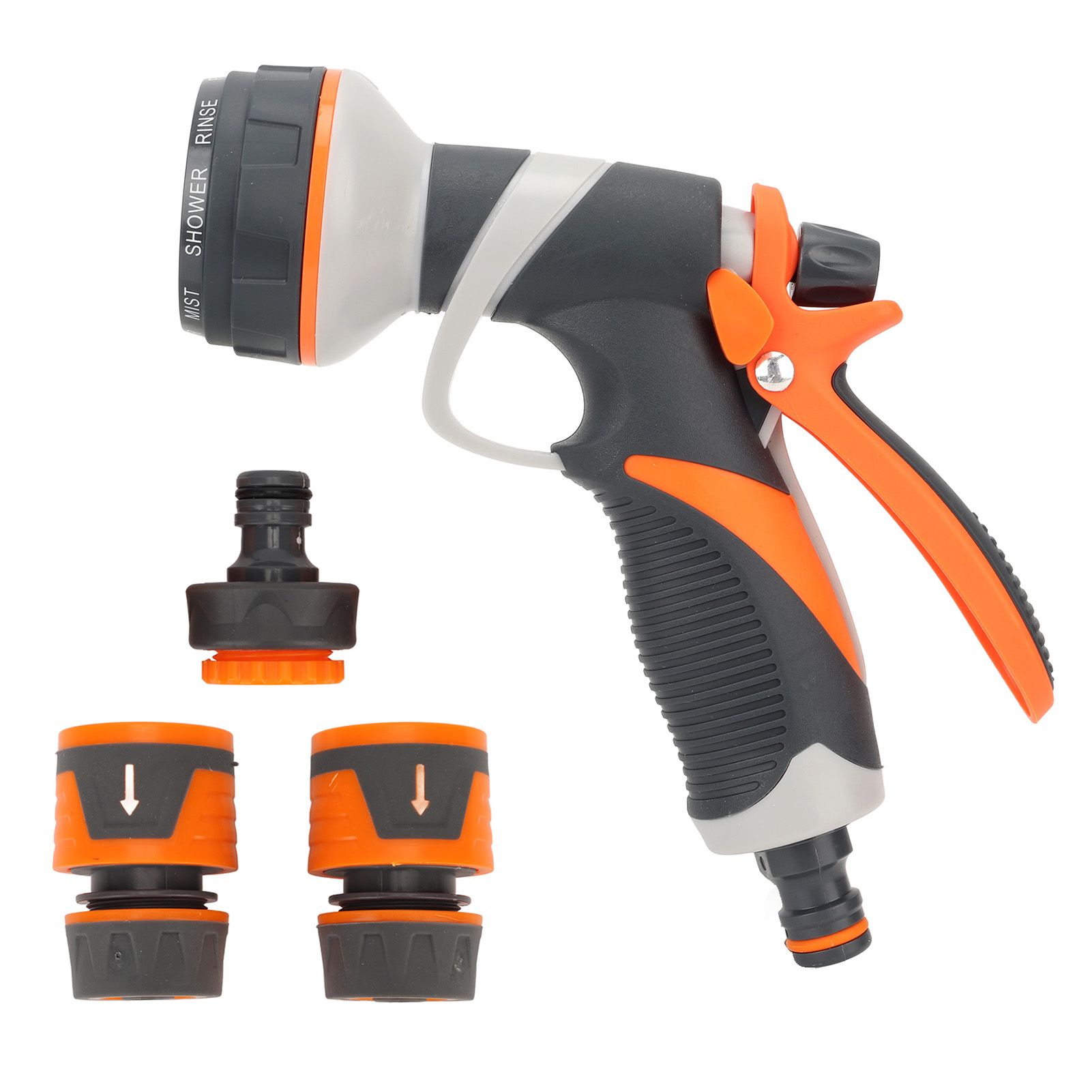 4Pcs Garden Hose Nozzle Sprayer High Pressure Water Gun with G1/2 Adapter for