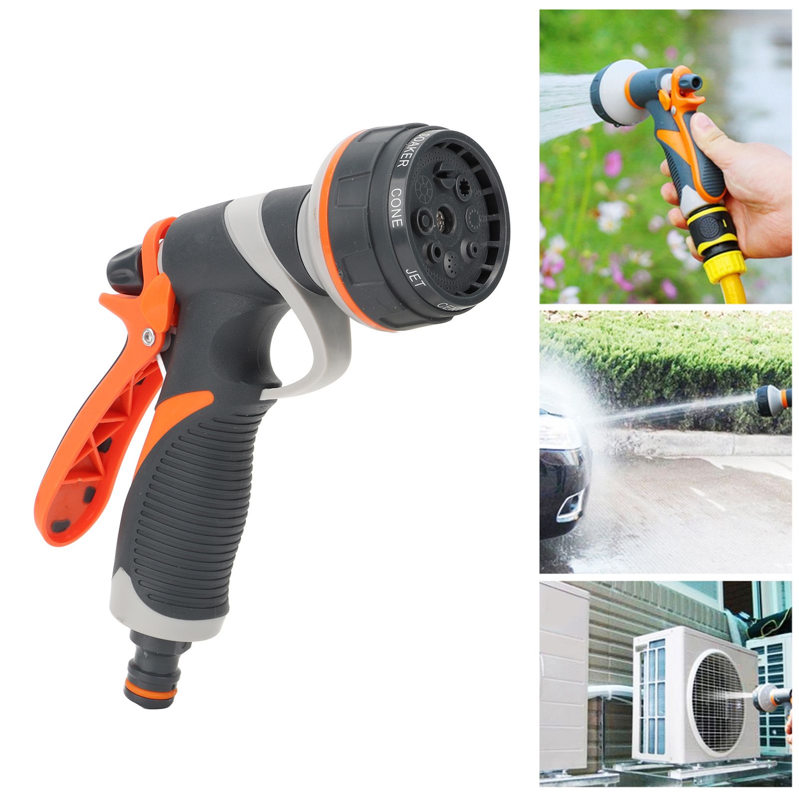 4Pcs Garden Hose Nozzle Sprayer High Pressure Water Gun with G1/2 Adapter for view 11
