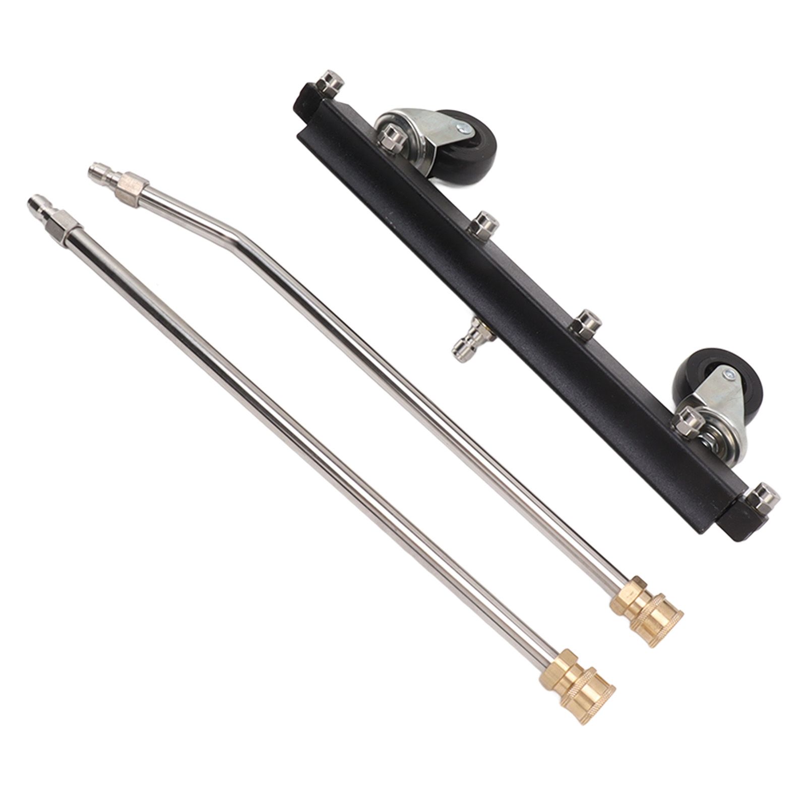 Pressure Washer Undercarriage Cleaner with 6 Nozzles 2 Extension Wands Under view 3