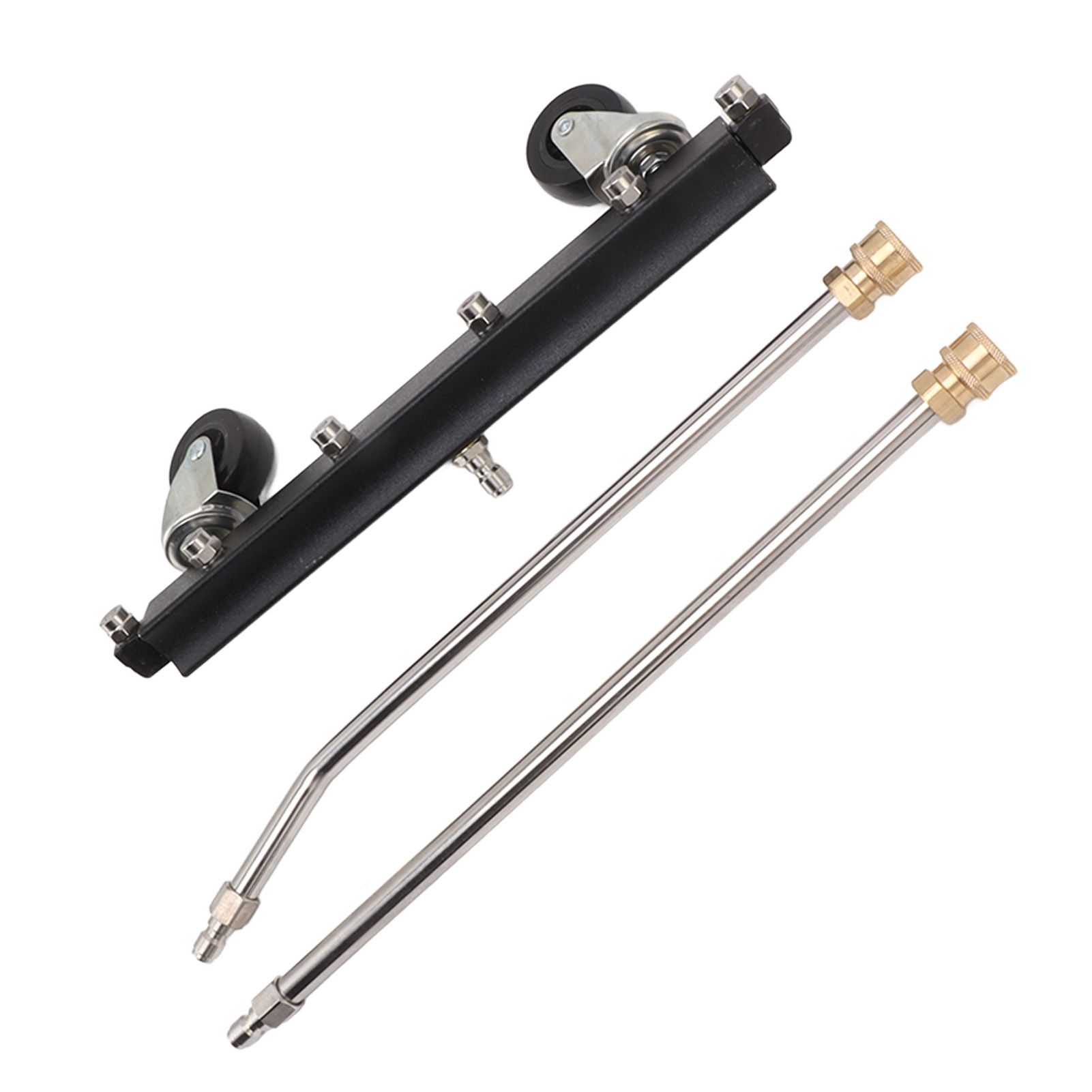 Pressure Washer Undercarriage Cleaner with 6 Nozzles 2 Extension Wands Under view 5