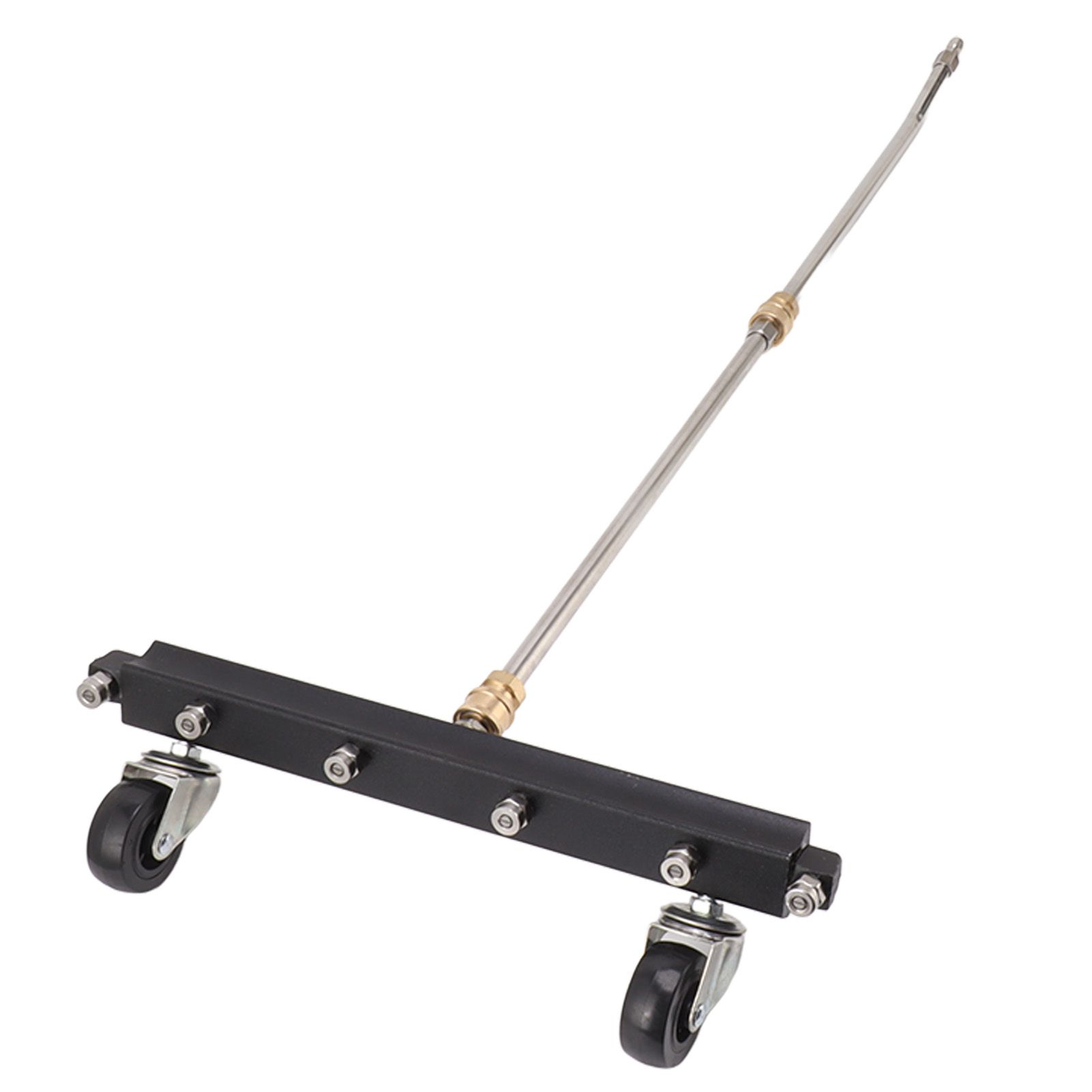 Pressure Washer Undercarriage Cleaner with 6 Nozzles 2 Extension Wands Under view 7