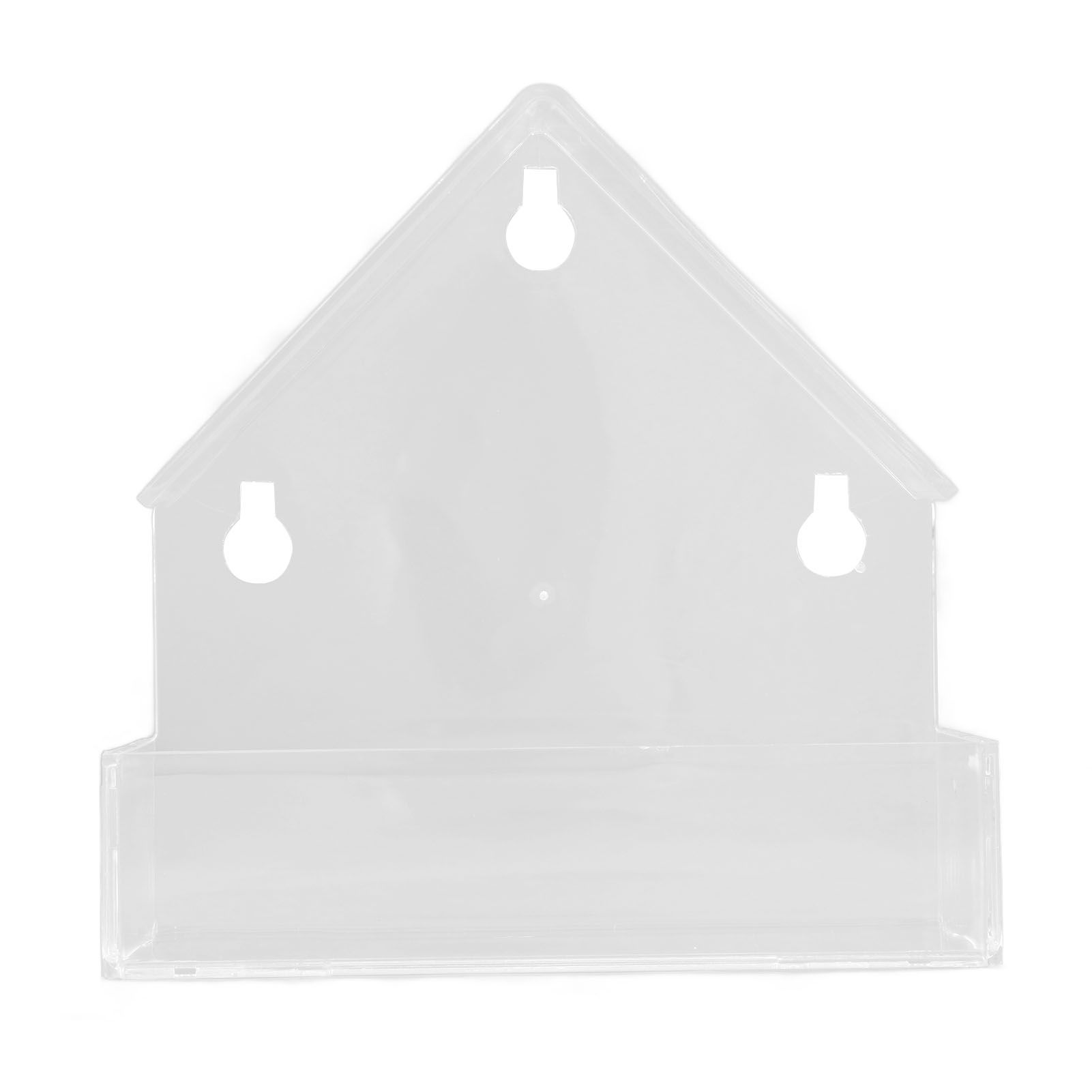 Window Bird Feeder with Suction Cup Window Acrylic Bird Feeding House Tray for view 6