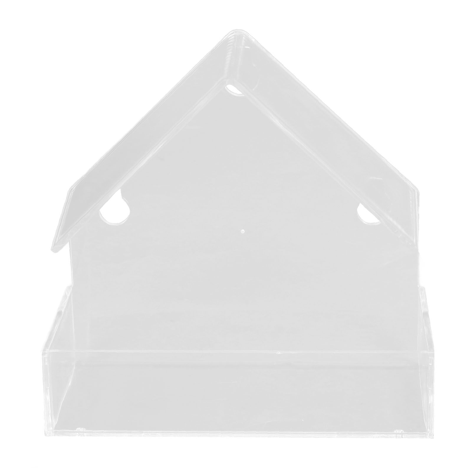 Window Bird Feeder with Suction Cup Window Acrylic Bird Feeding House Tray for view 8