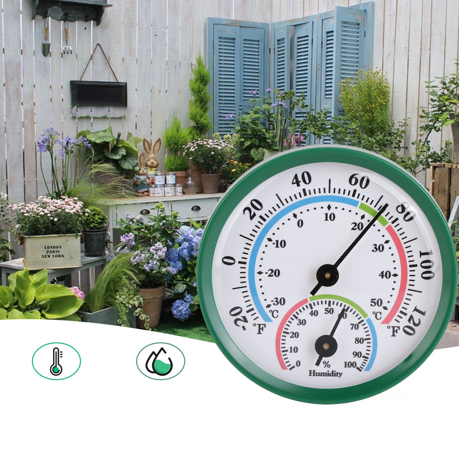 Mini Pointer Type Thermometer Hygrometer Indoor Temperature Humidity Meter view 9