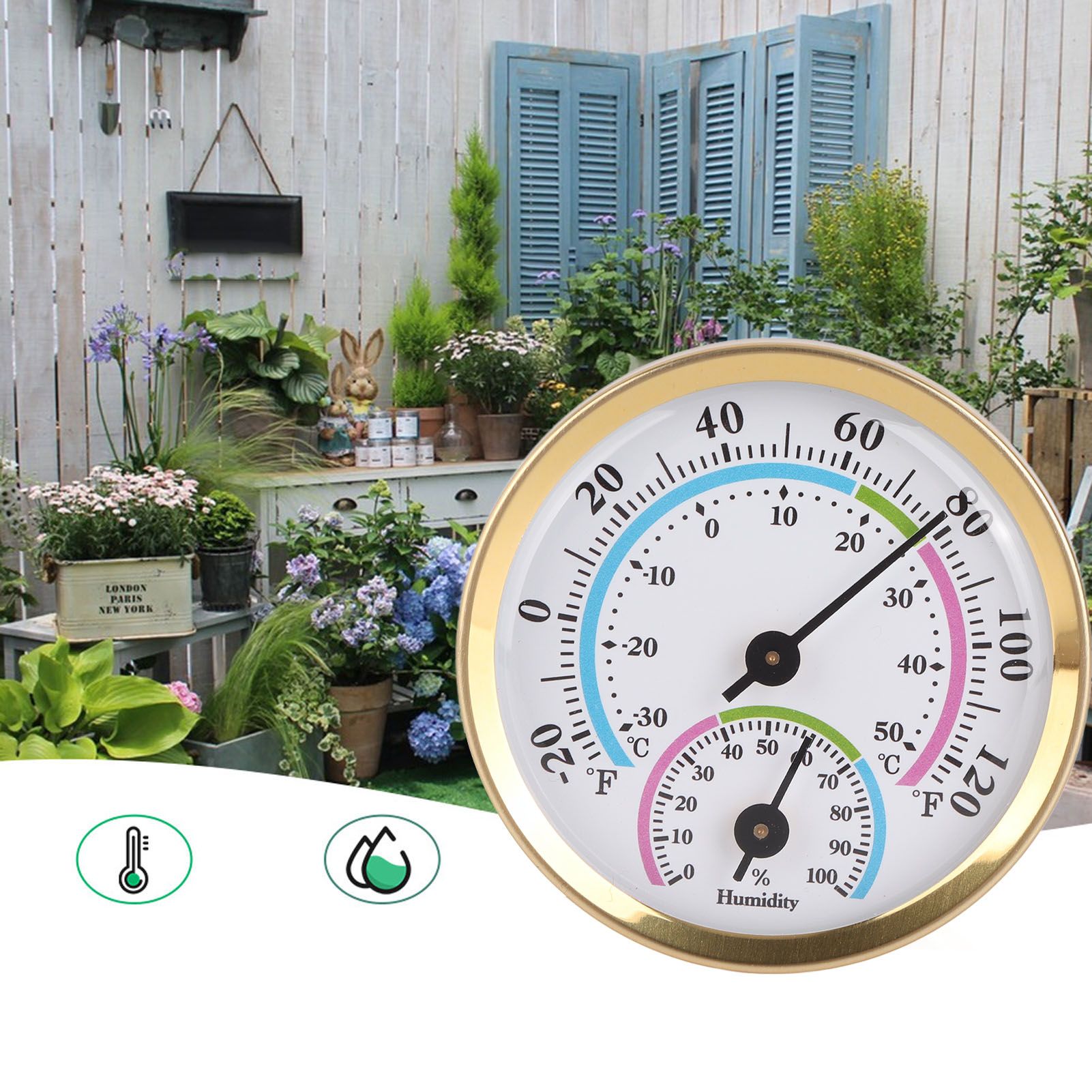 Mini Pointer Type Thermometer Hygrometer Indoor Temperature Humidity Meter view 10
