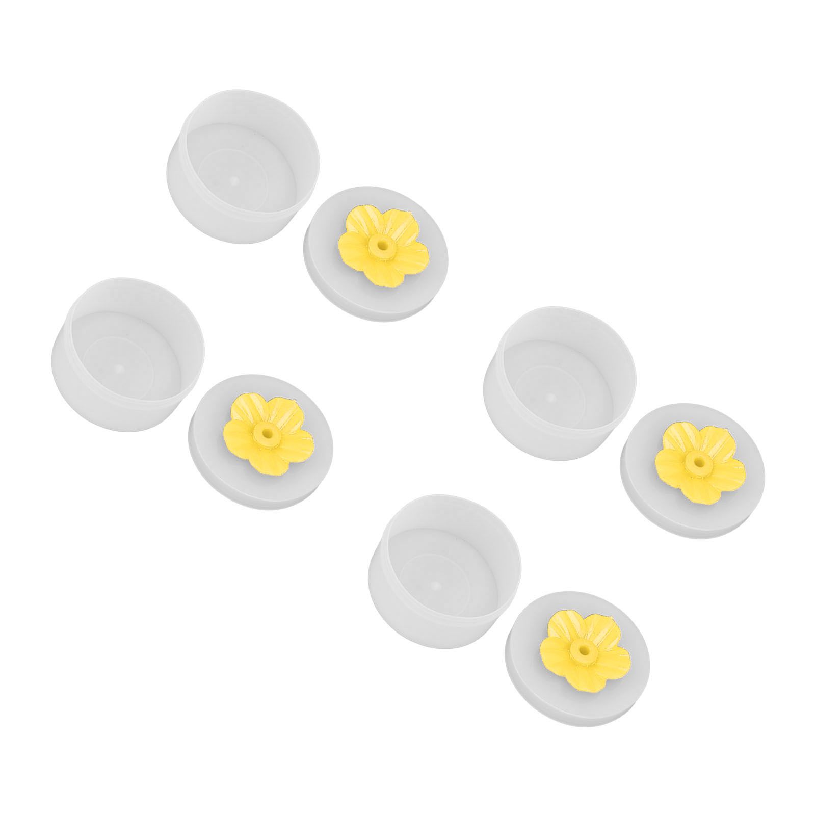 4pcs Hummingbird Feeder Flower Shaped Handheld Bird Feeder Wild Bird Feeding view 3