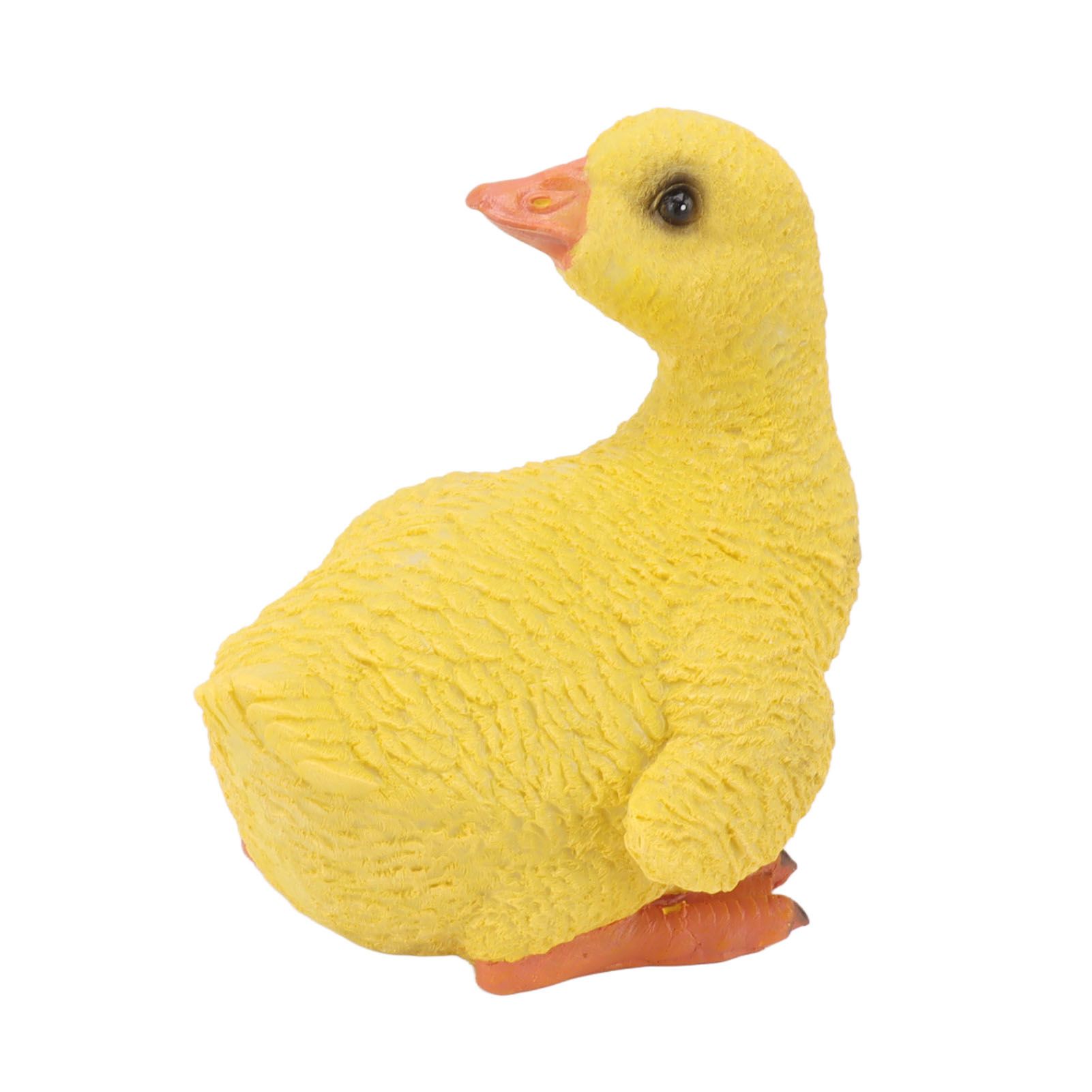 Duck Ornament Resin Weather Resistant Cute Vivid Expression Duck Statues view 2