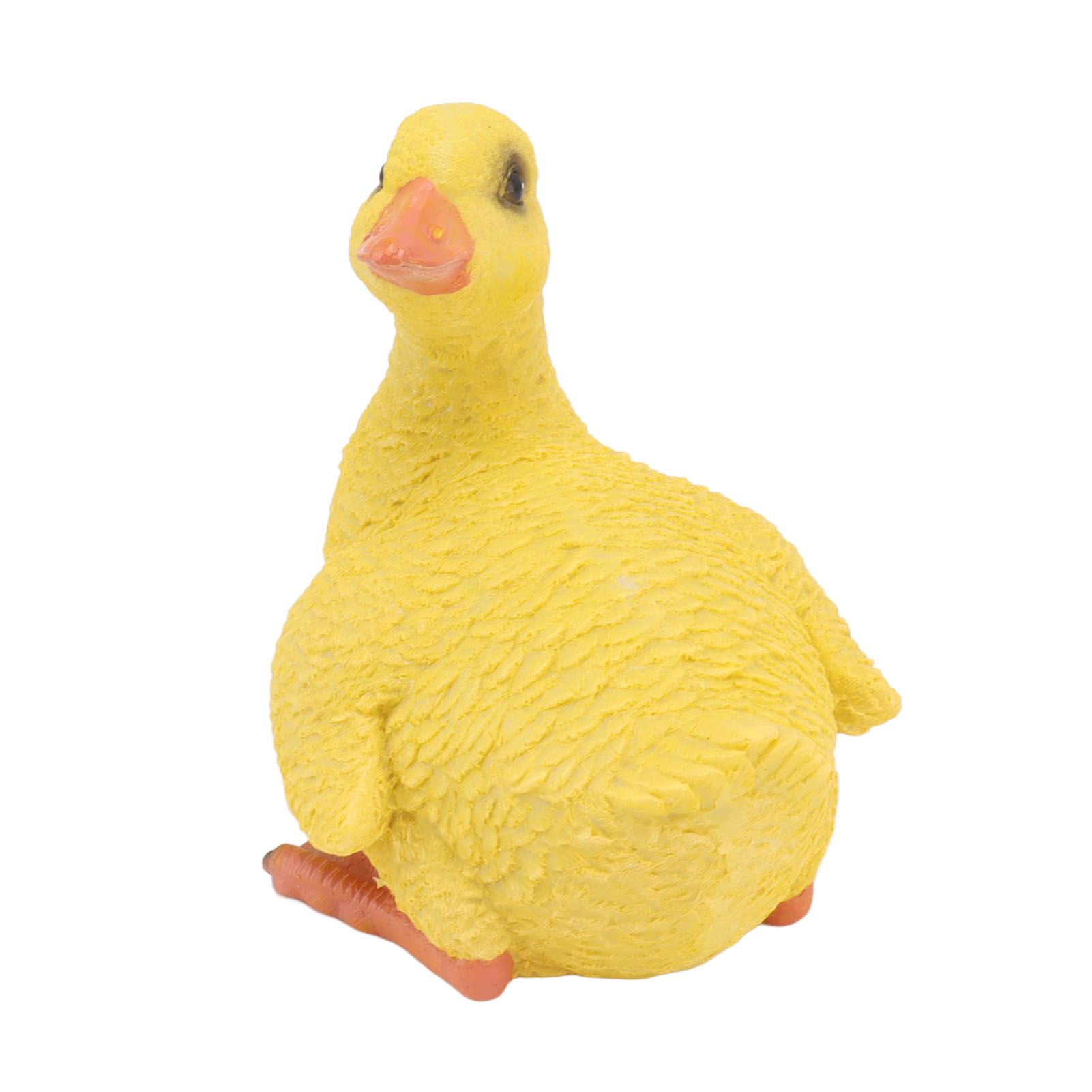 Duck Ornament Resin Weather Resistant Cute Vivid Expression Duck Statues view 4