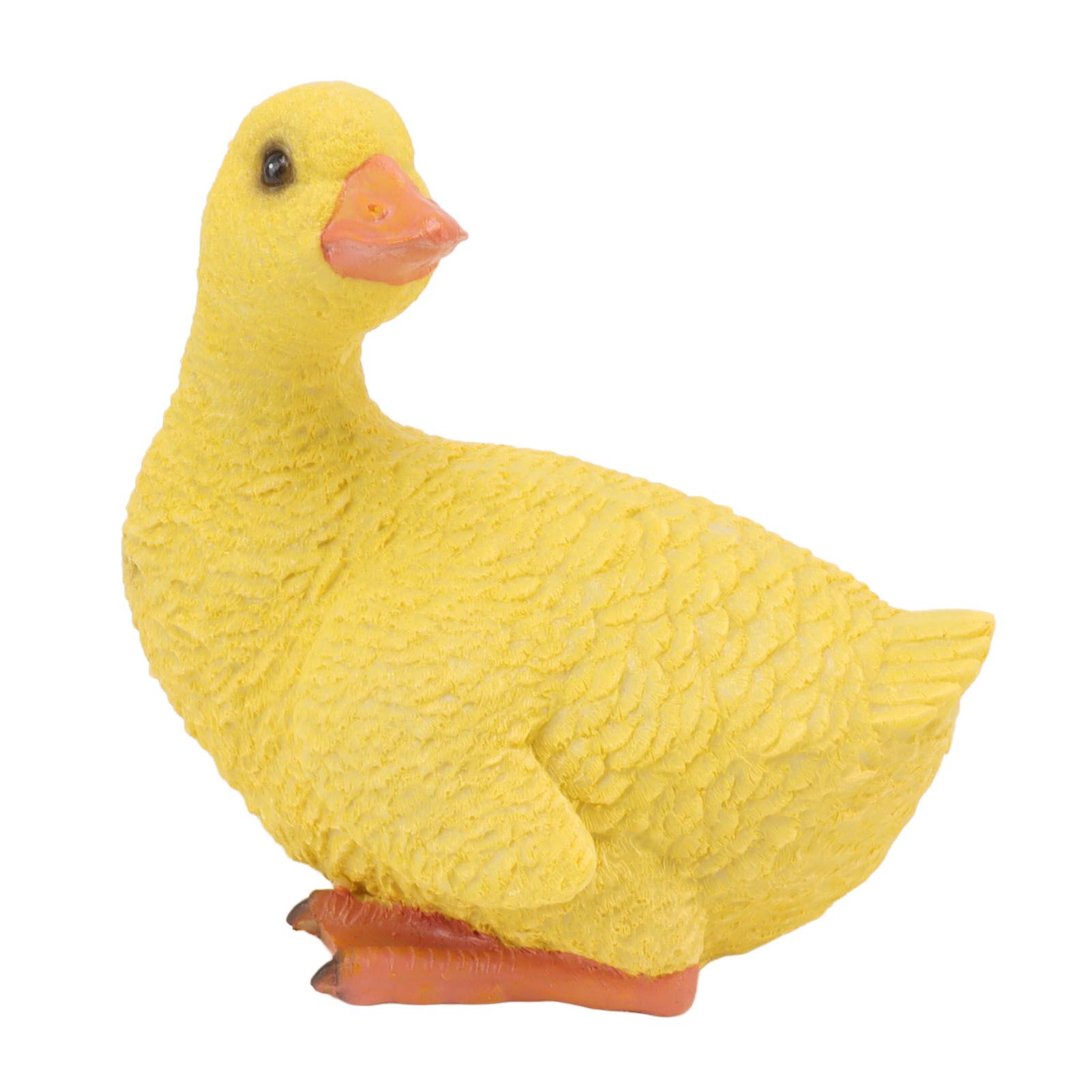 Duck Ornament Resin Weather Resistant Cute Vivid Expression Duck Statues view 5