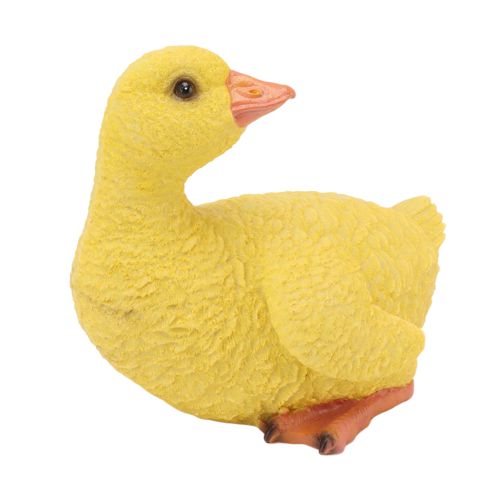 Duck Ornament Resin Weather Resistant Cute Vivid Expression Duck Statues view 6